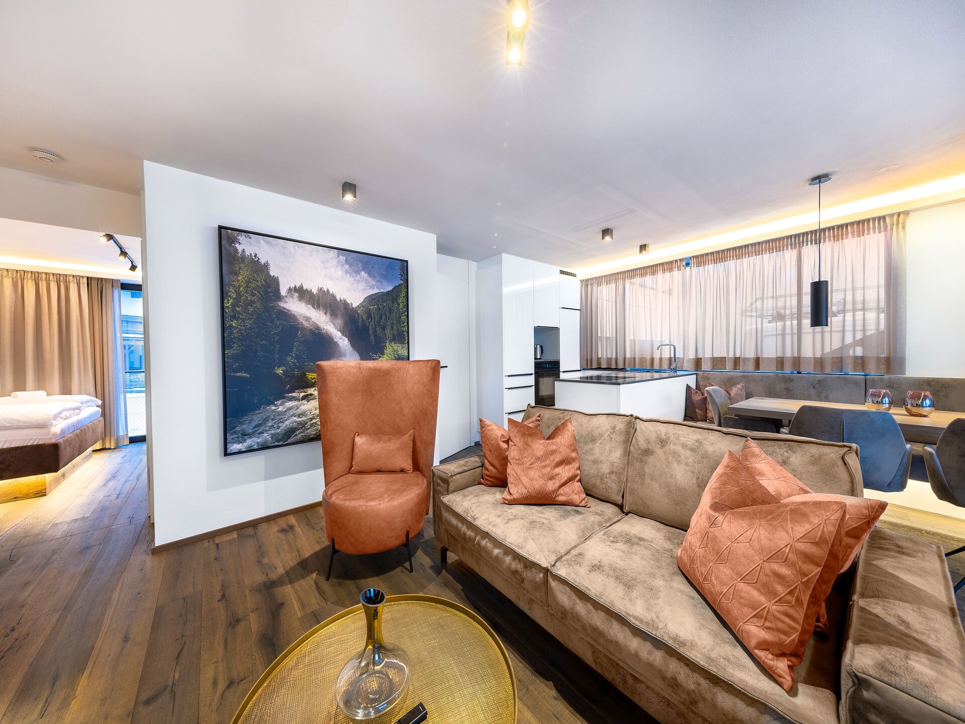 Ruim appartement met 3 slaapkamers, sauna en bergzicht in Bramberg - foto 4