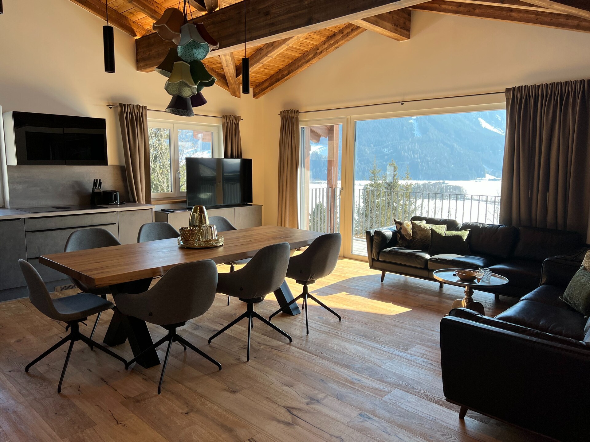 Penthouse Tauernfenster met sauna en panoramisch uitzicht op de bergen - foto 7