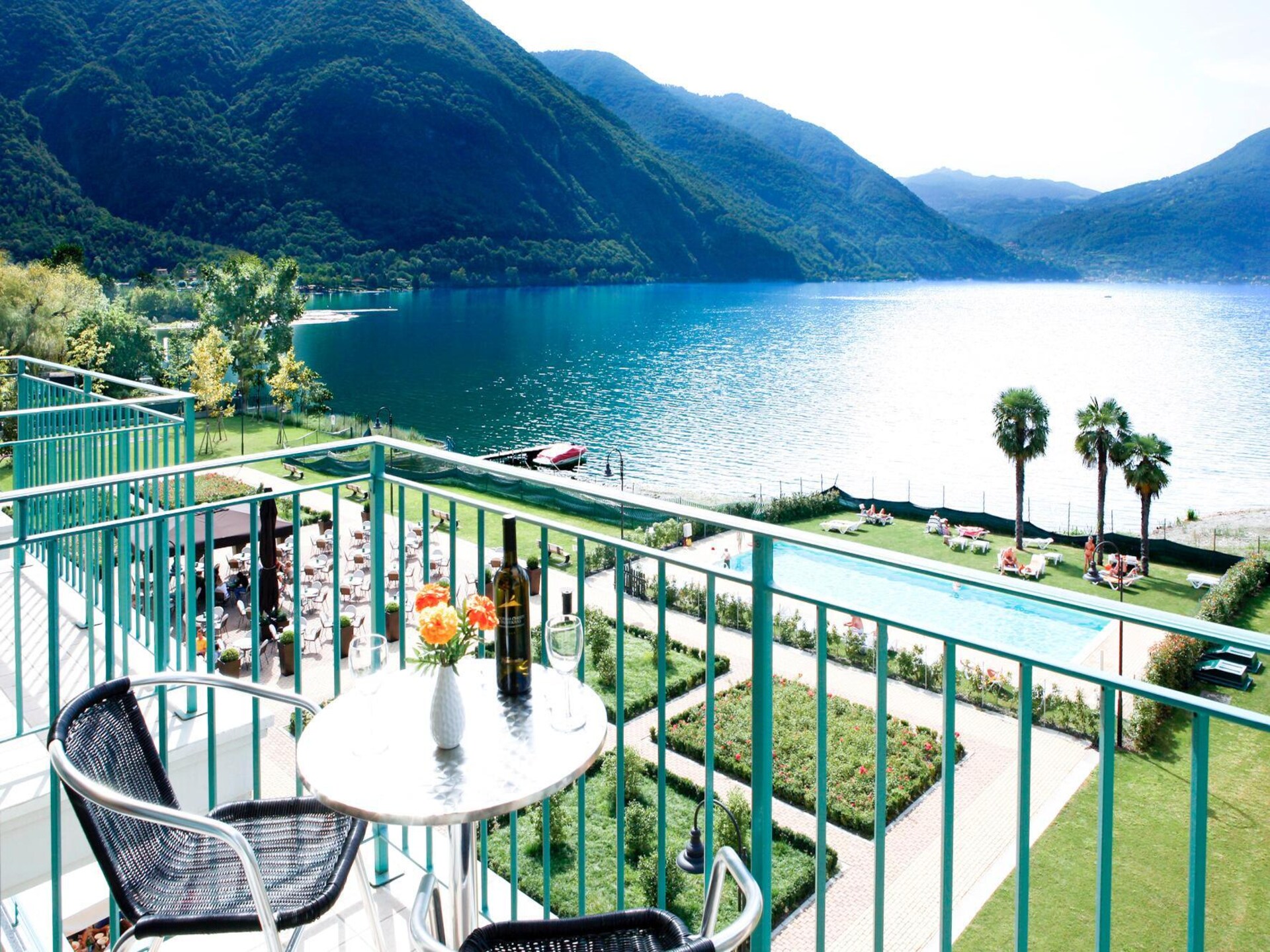 Knusse studio met balkon en bergzicht aan het Meer van Lugano - foto 25