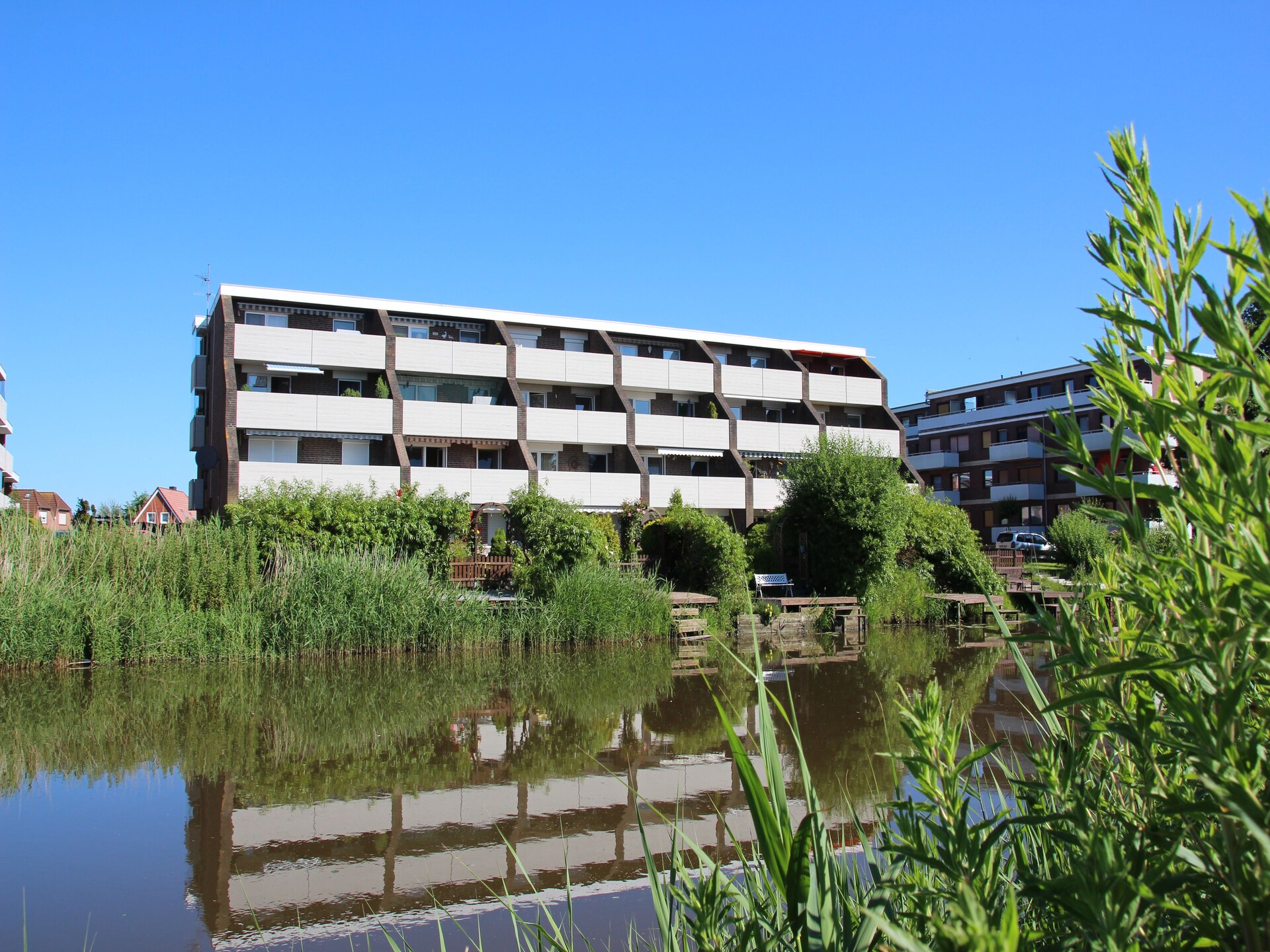 Gezellig appartement aan het water met balkon, vlakbij strand Dornumersiel - foto 12