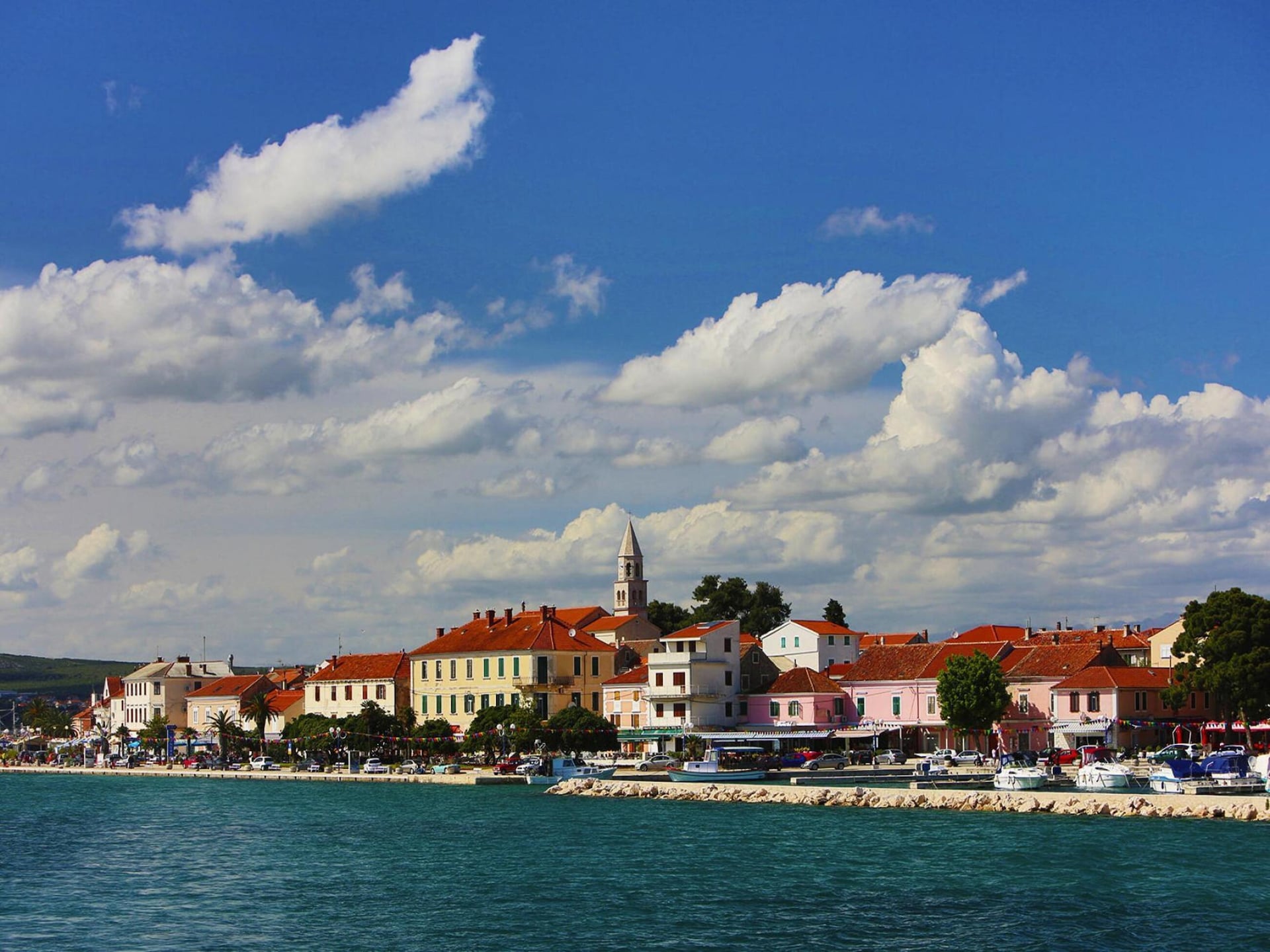 Stacaravan Dalmatia Plus nabij zandstrand Soline in Biograd - foto 17