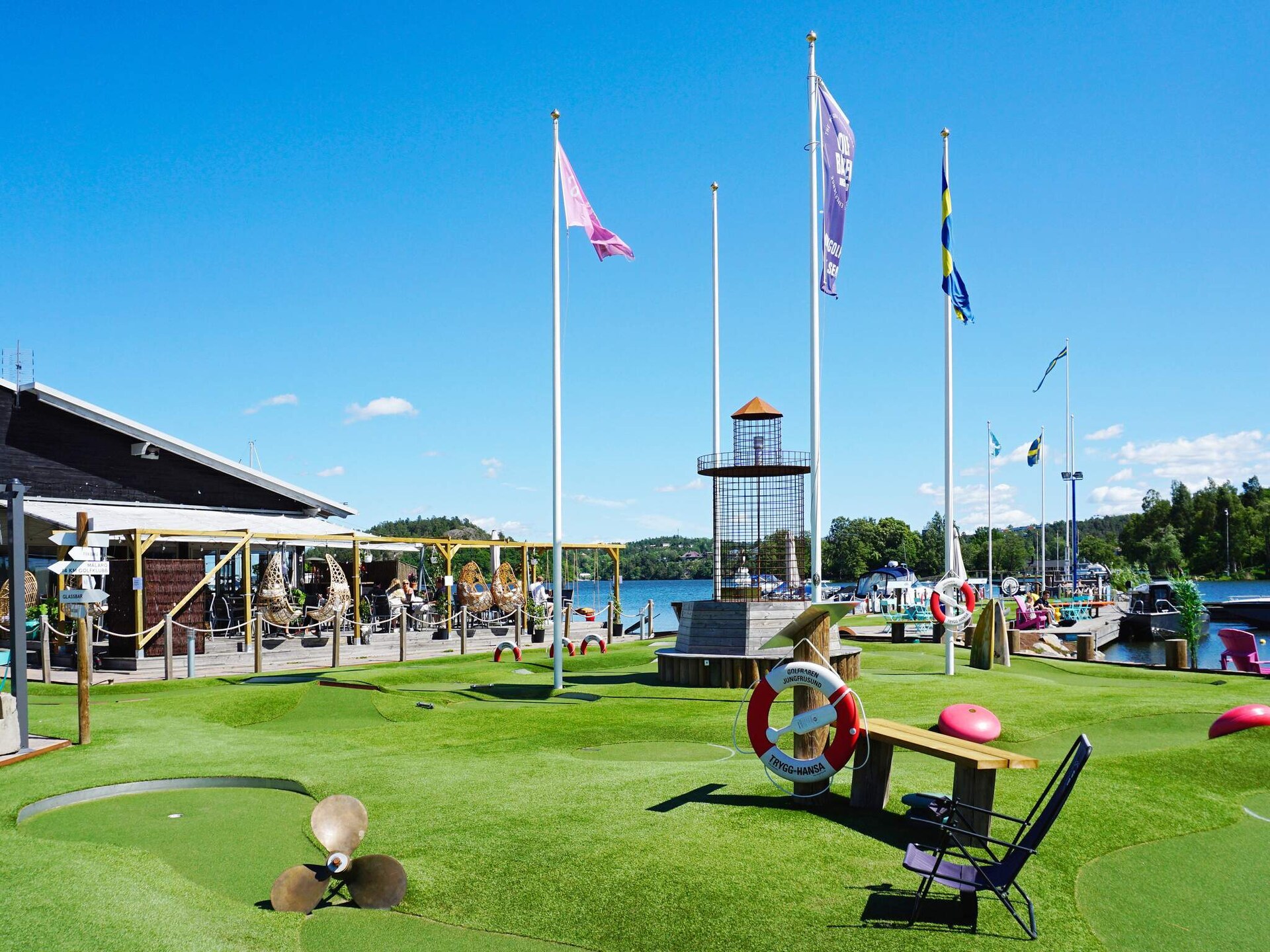 Modern vakantiehuis op Ekerö, 800m van meer en vlakbij golfbaan - foto 11
