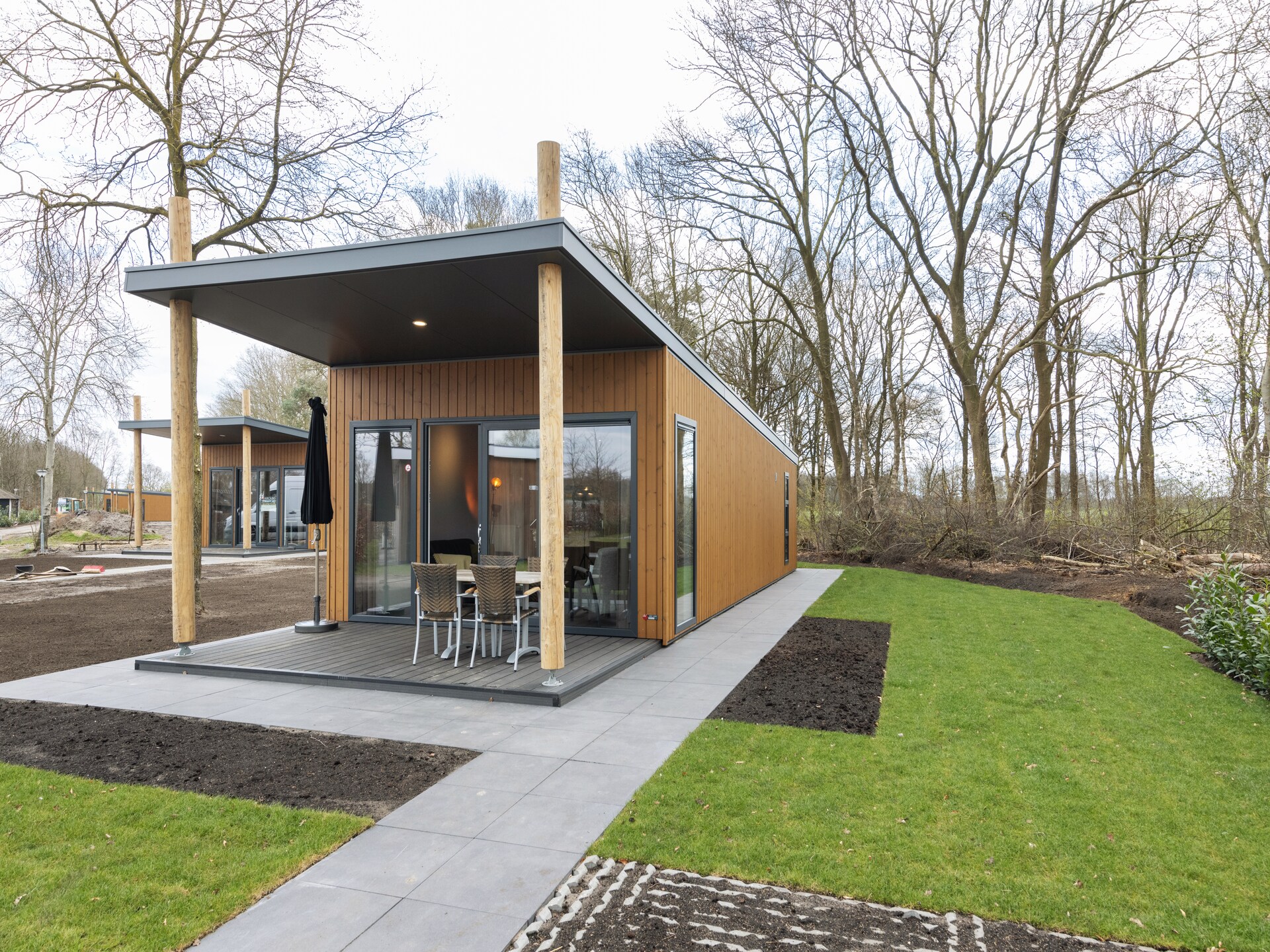 Moderne lodge met privé-infraroodsauna en tuin in Hoge Hexel - foto 7