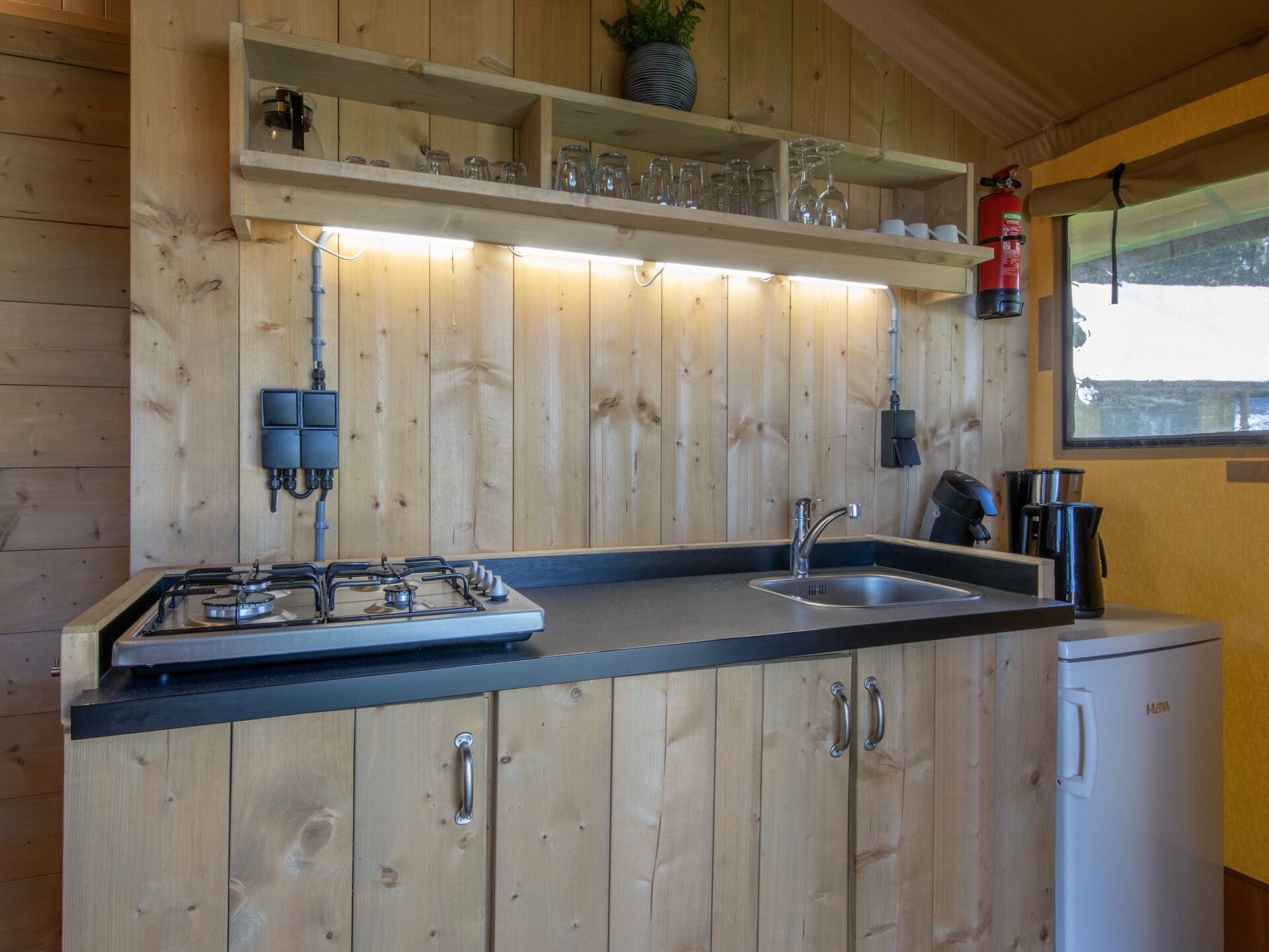 Glamping safaritent op Vakantiepark Klein Vink in de bossen van Arcen - foto 5