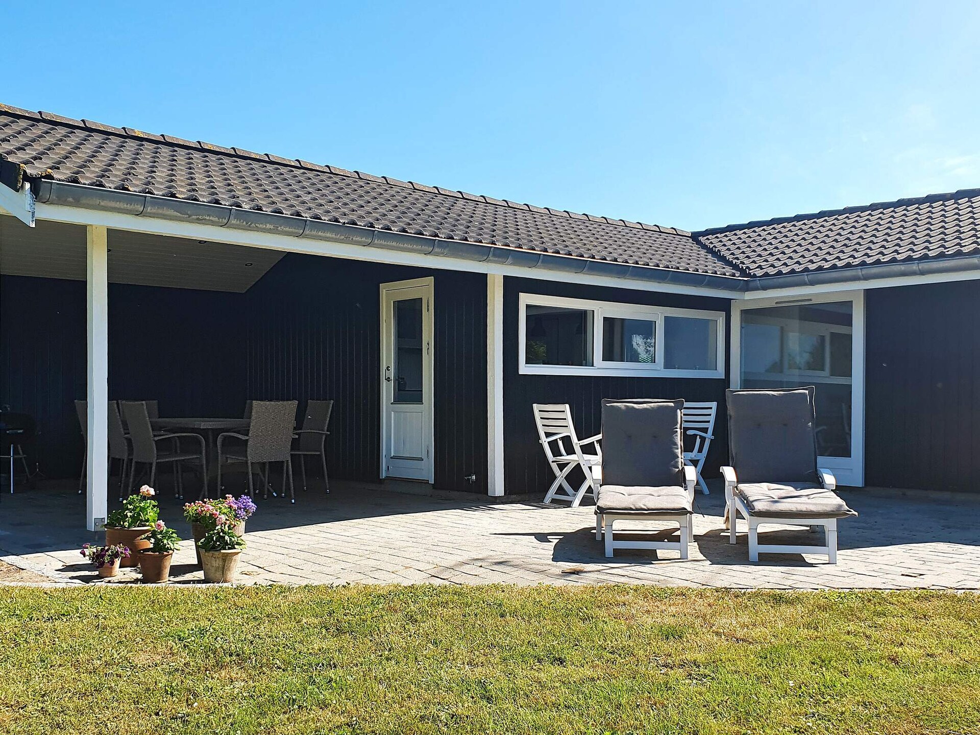 Licht vrijstaand vakantiehuis nabij Gilleleje met weids uitzicht over de velden - foto 2