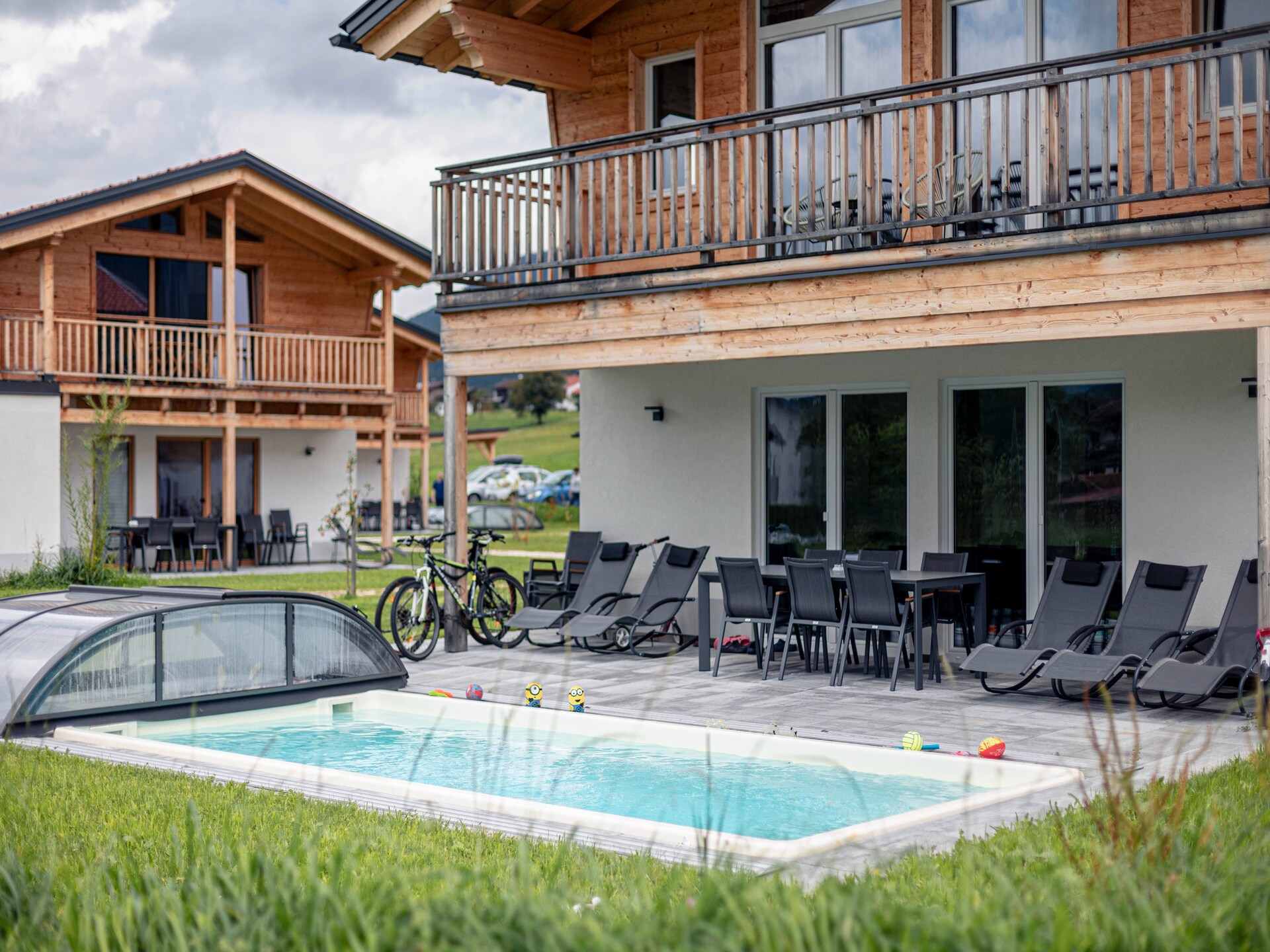 Luxe chalet in Inzell met privézwembad, sauna en Alpenpanorama voor 6 personen - foto 14