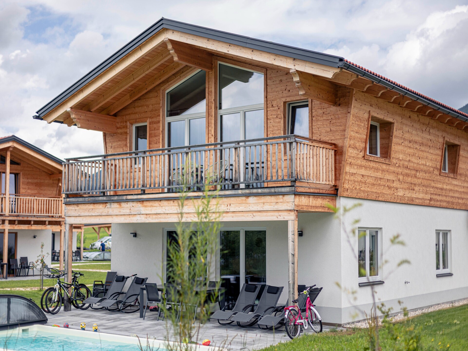 Luxe chalet in Inzell met privézwembad, sauna en Alpenpanorama voor 6 personen - foto 3