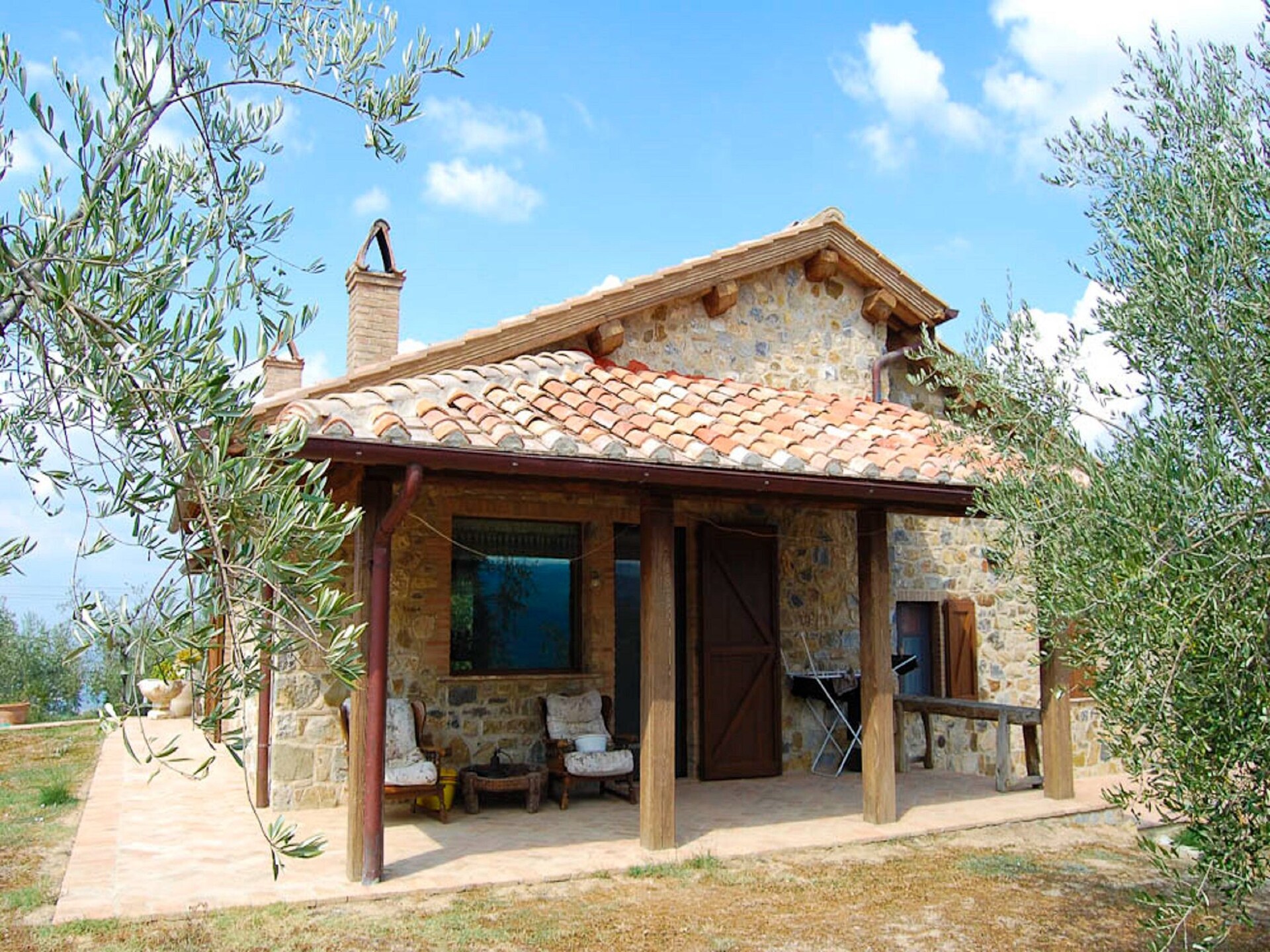 Ruim Toscaans vakantiehuis met privézwembad, sauna en jacuzzi in Seggiano - foto 7