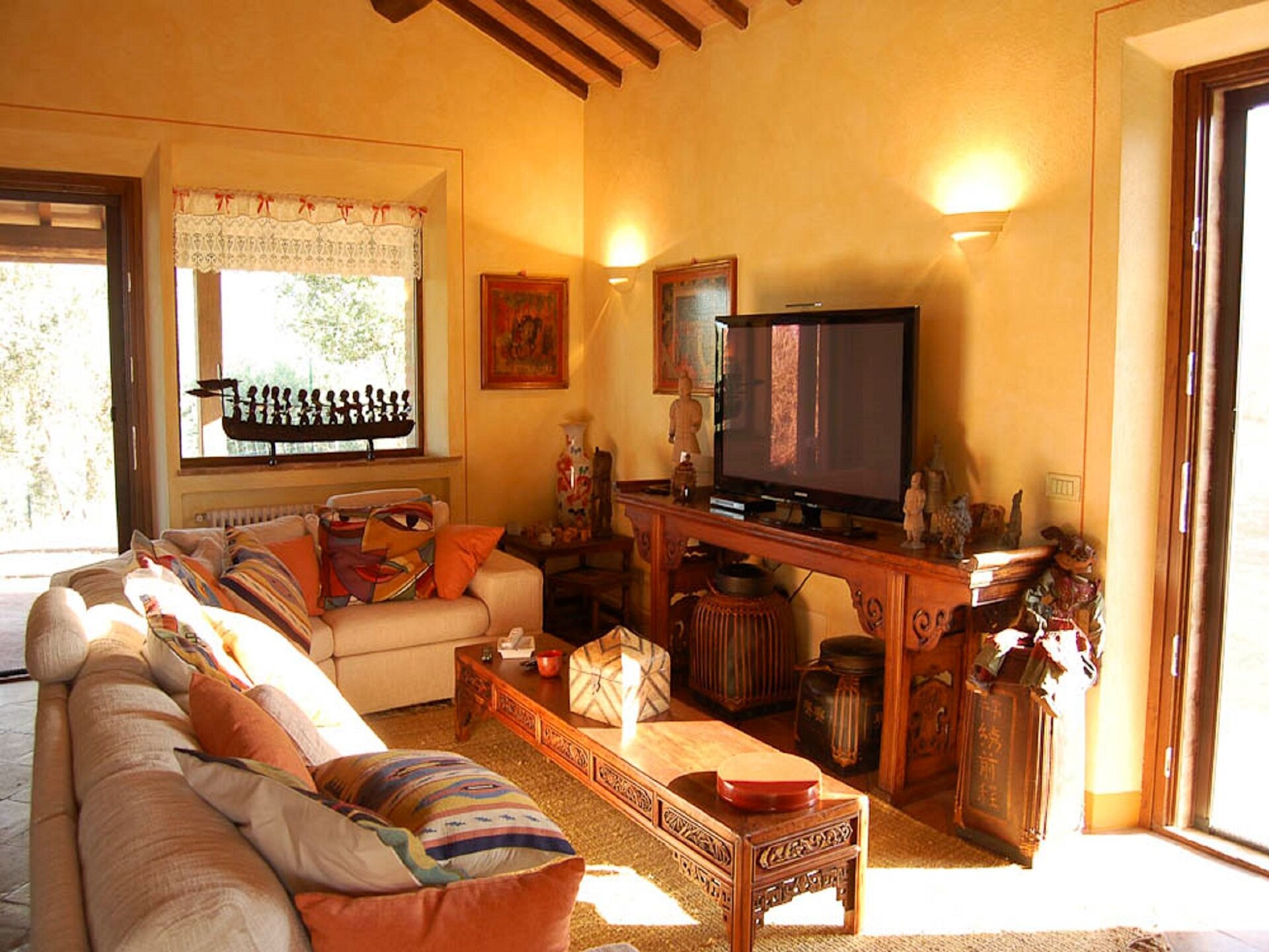 Ruim Toscaans vakantiehuis met privézwembad, sauna en jacuzzi in Seggiano - foto 8