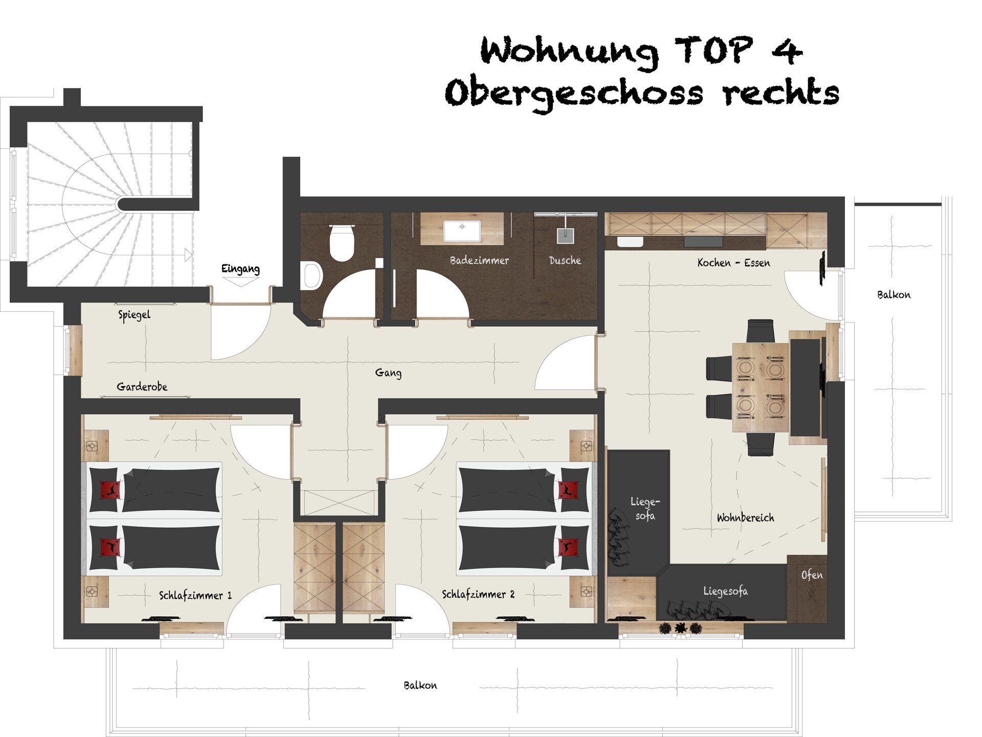 Stijlvol appartement in Mayrhofen, 1 km van Penken- en Horbergbahn - foto 13