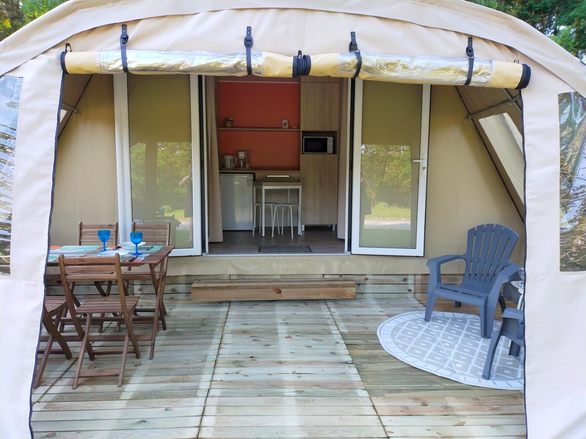 4-persoons tentlodge met kitchenette in Olloy-sur-Viroin - foto 10