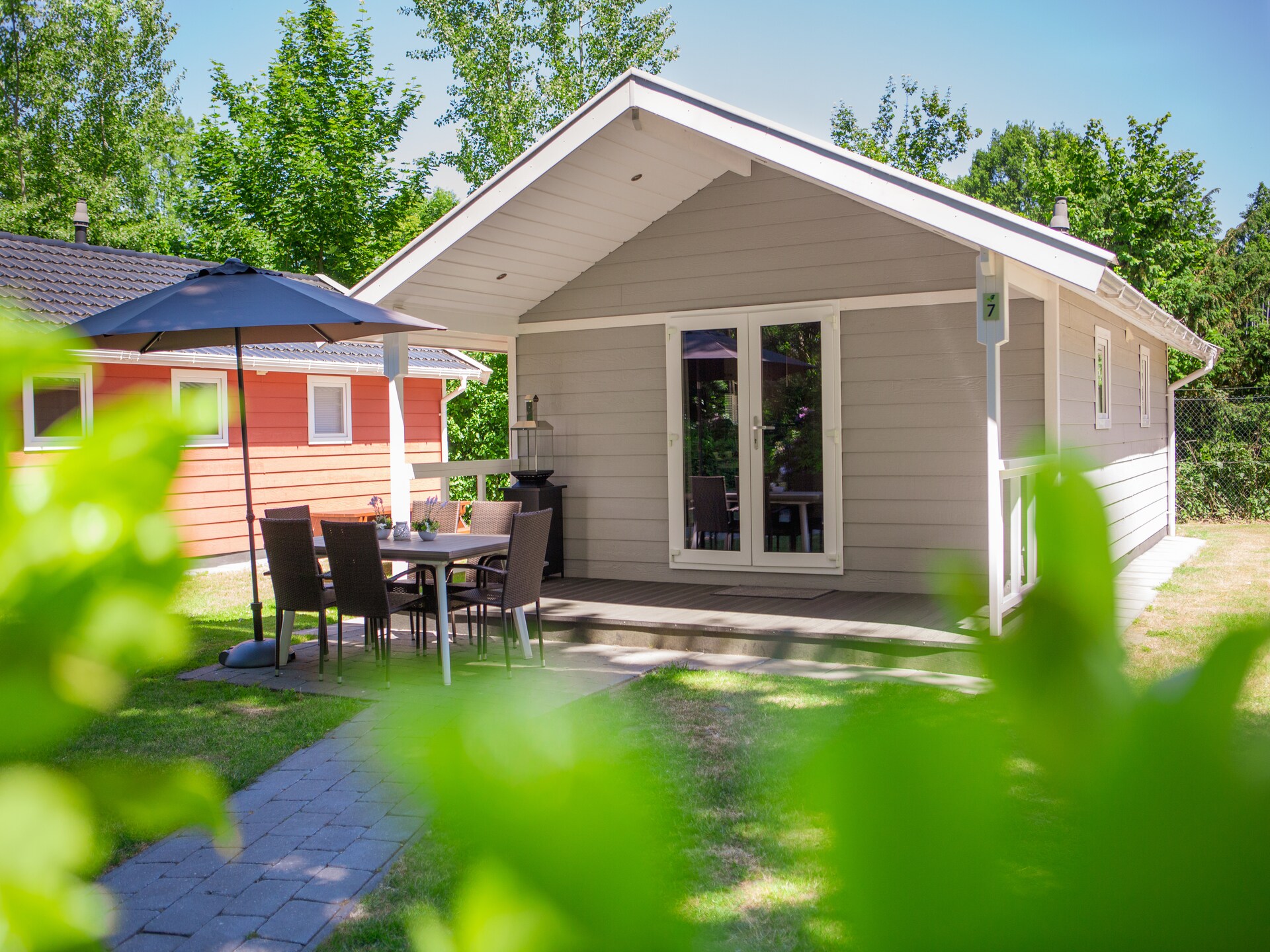 Vrijstaand chalet in Land van de Zaligheden, met zwembad op park - foto 6