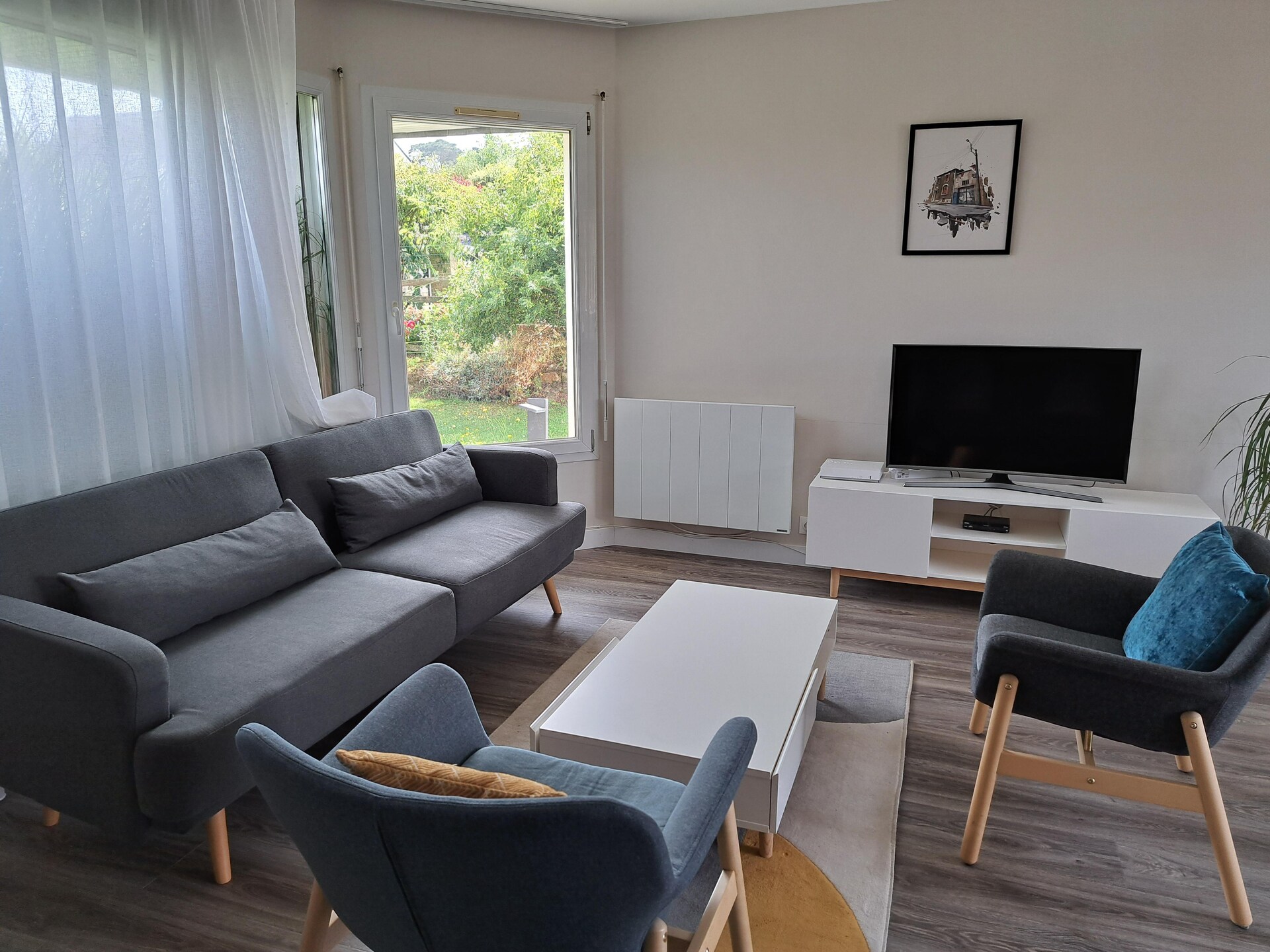 Op 950 m van zee: Modern vakantiehuis met jacuzzi in Plouarzel - foto 4