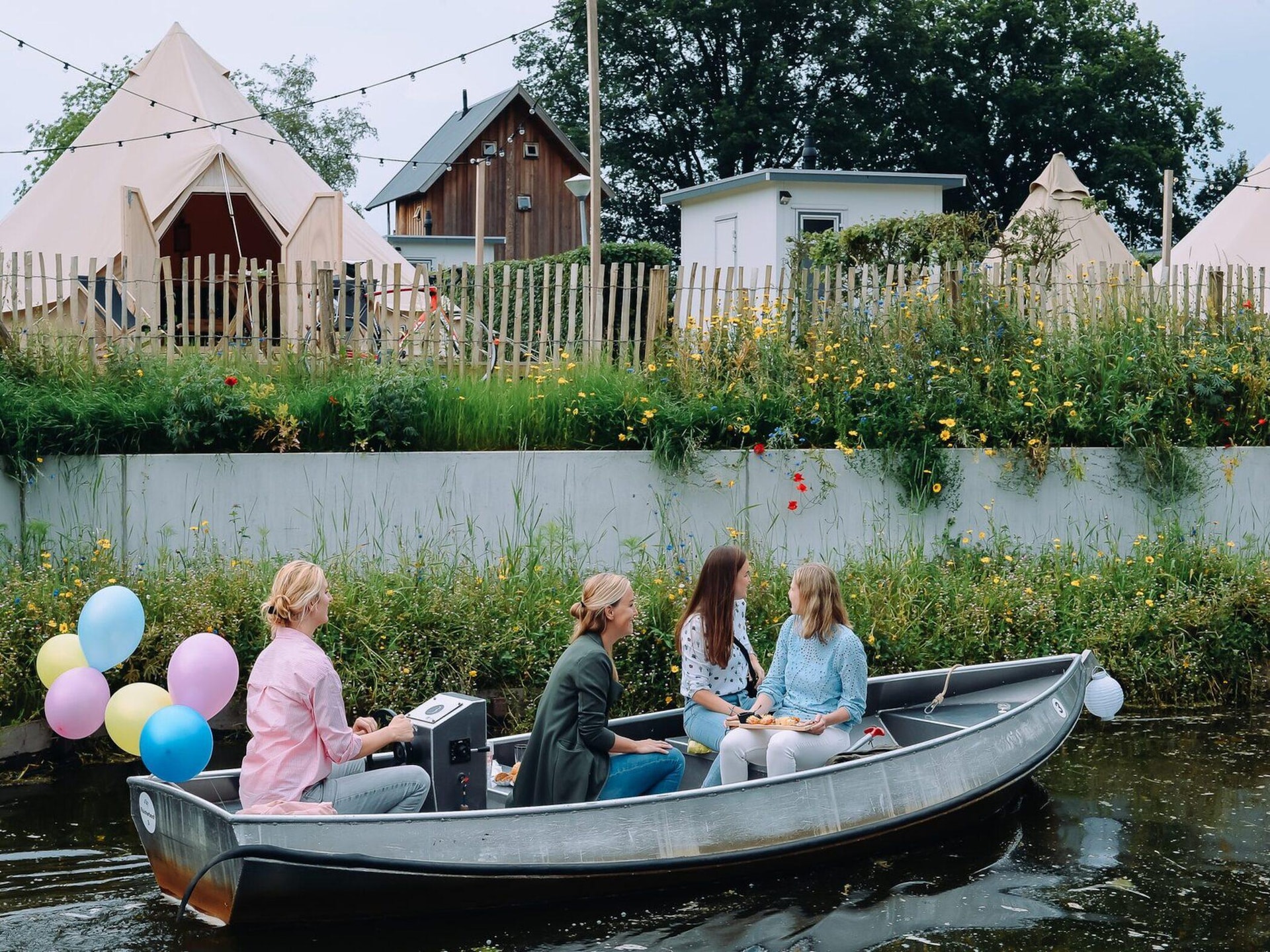 Wellness glamping aan de rivier de Regge in Zuna - foto 10