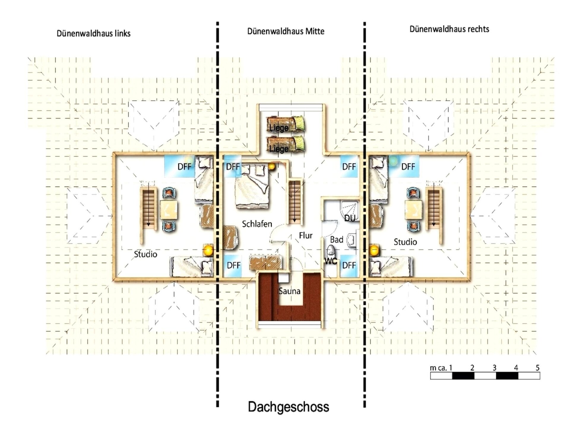 Dünenwaldhaus Rechts: Luxe appartement voor 8 personen, 300m van strand en golfbaan - foto 48