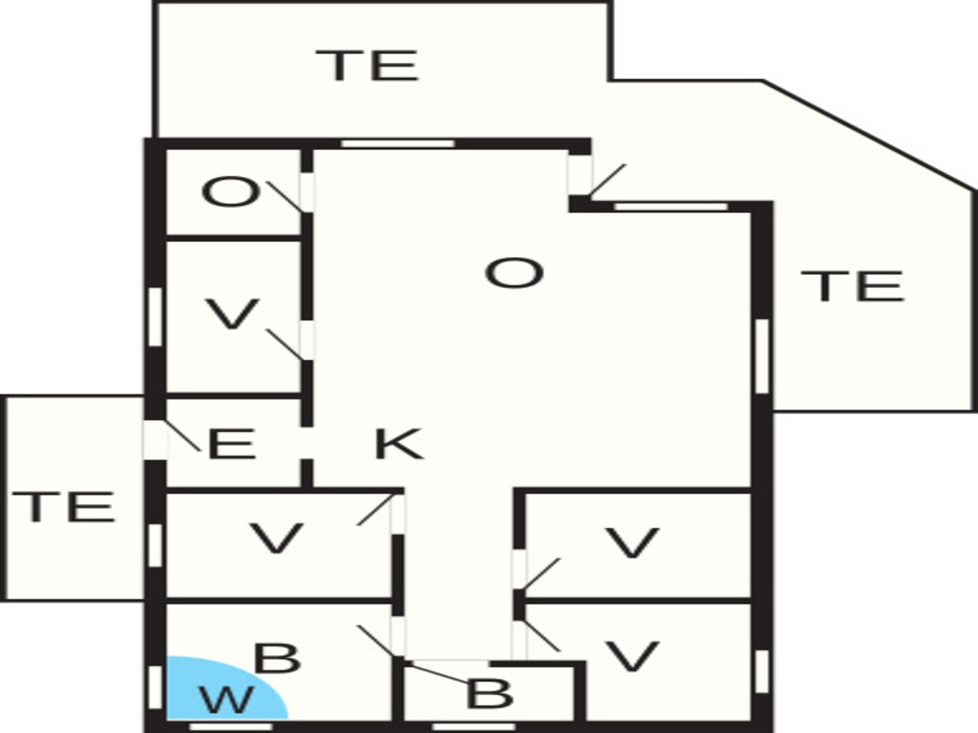 Ruim vakantiehuis met sauna & whirlpool op 250 meter van zee - foto 45