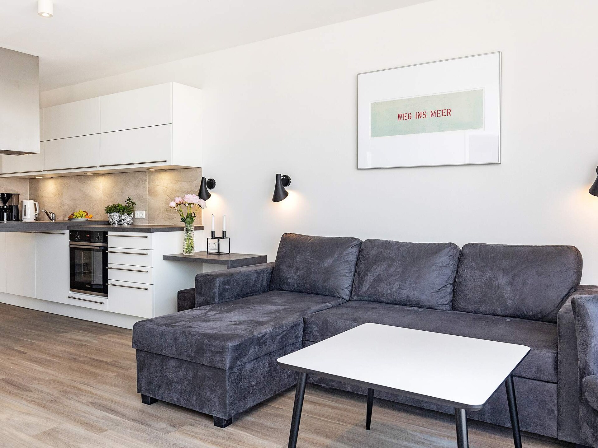 Modern appartement met panoramisch havenzicht op 20 meter van de Oostzee - foto 16