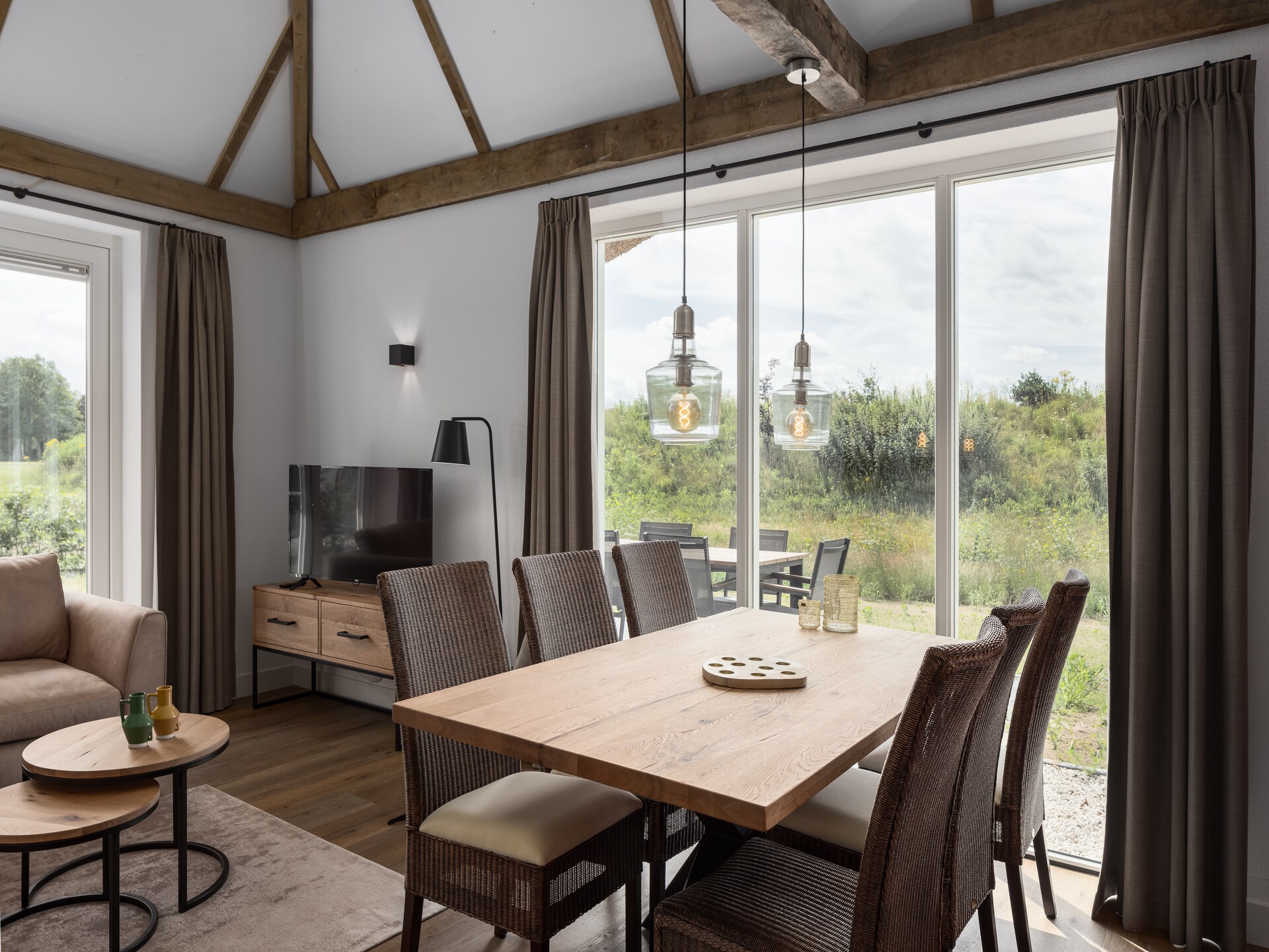 Luxe rietgedekte villa op Vakantiepark De Heihorsten in Someren - foto 4