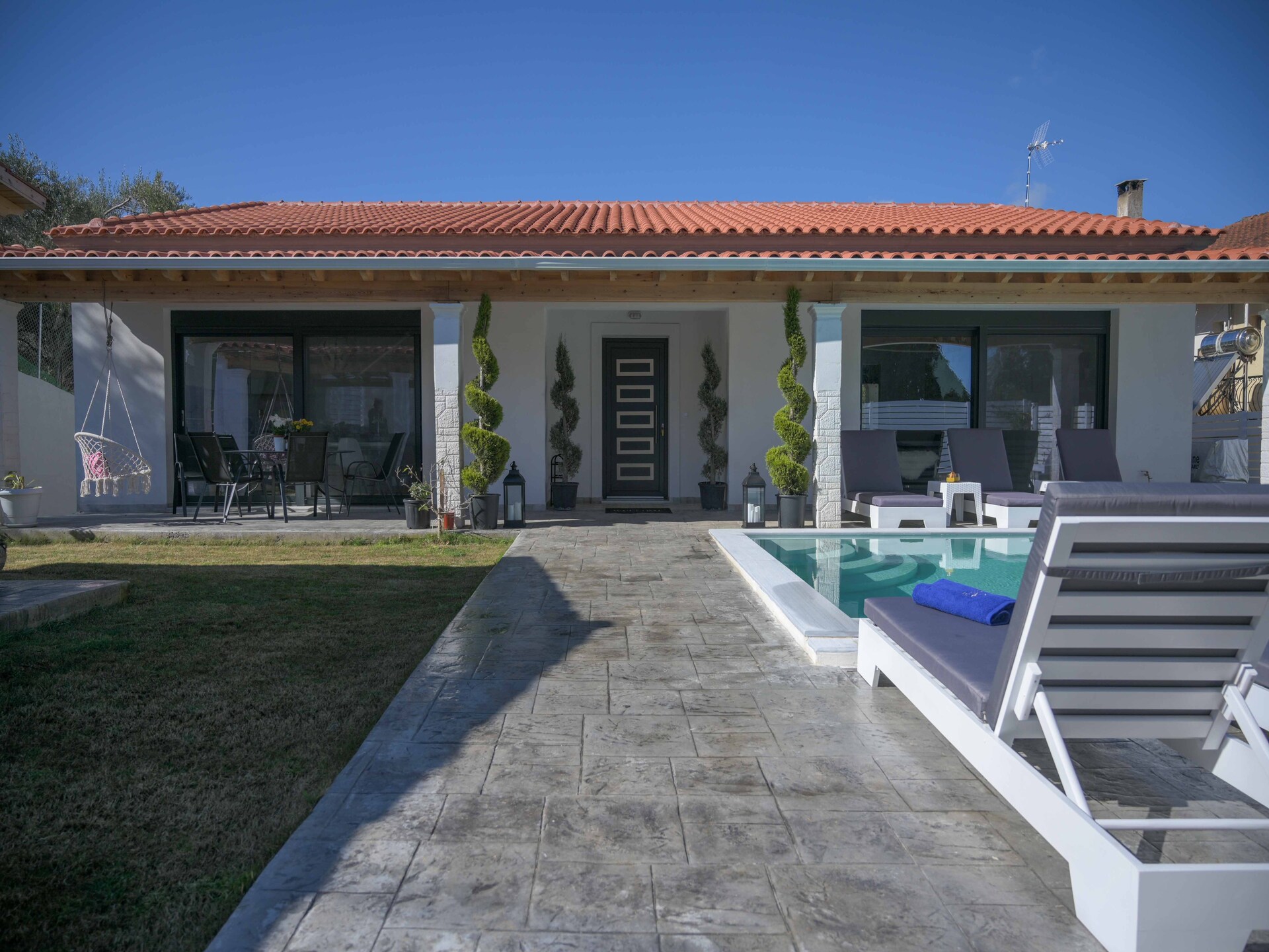 Diamond Luxury Villa Korfu: 6-slaapkamer villa met privézwembad direct aan zee - foto 8