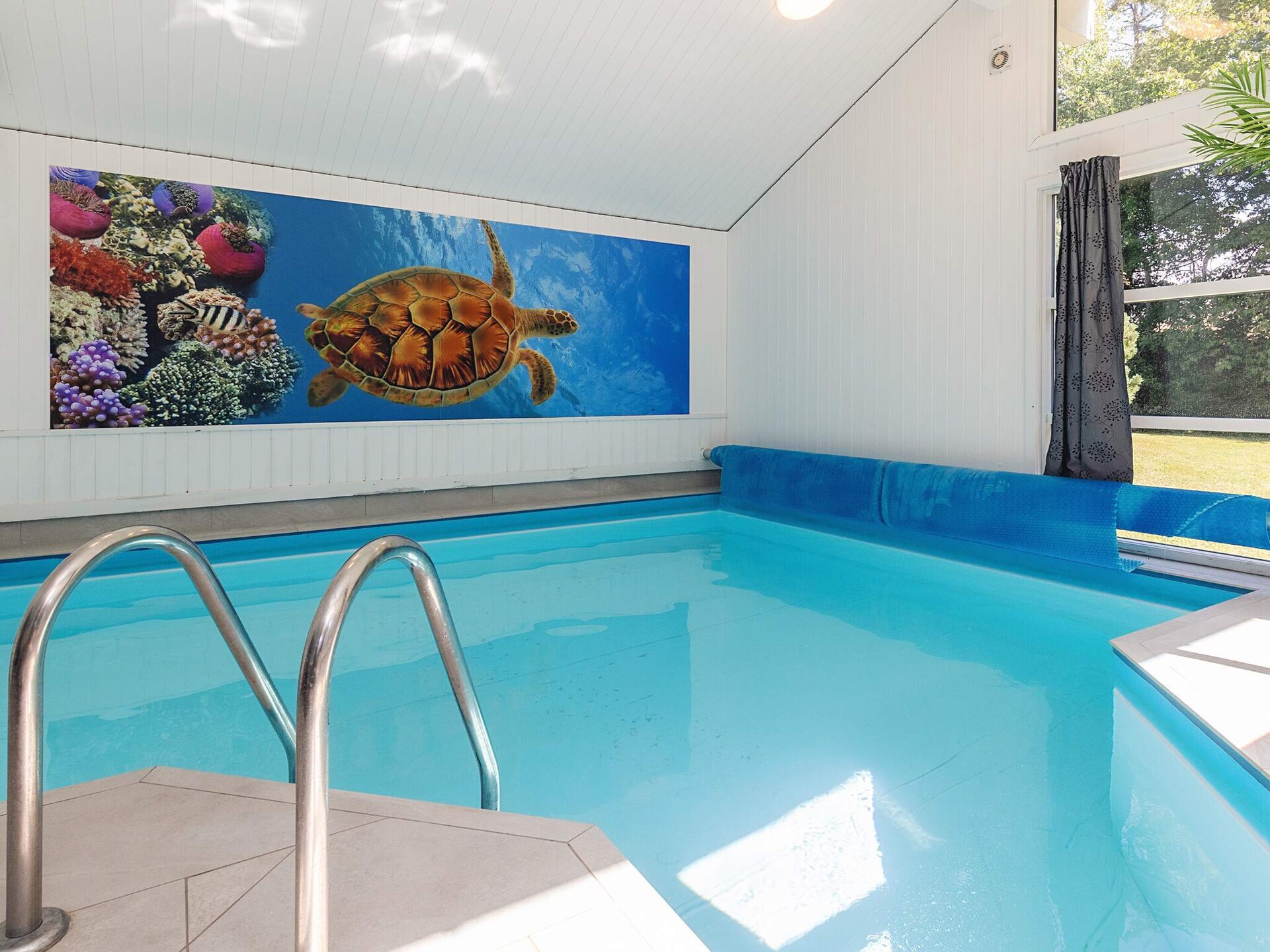 Luxe vakantiehuis met zwembad, sauna en whirlpool op 250m van zee in Bøtø - foto 13