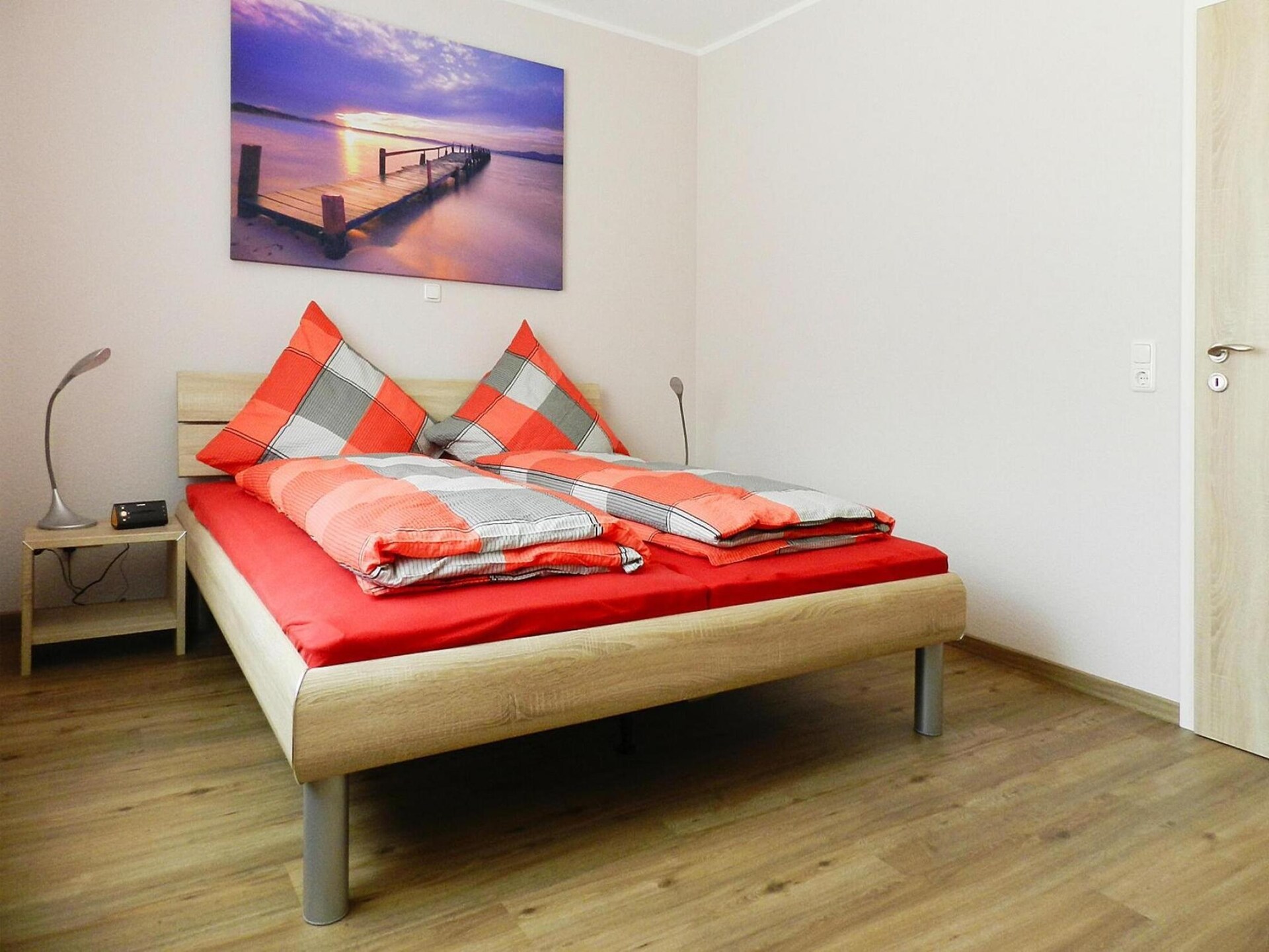 Zweeds ingericht appartement aan de golfbaan in Rastede met tuinterras - foto 8