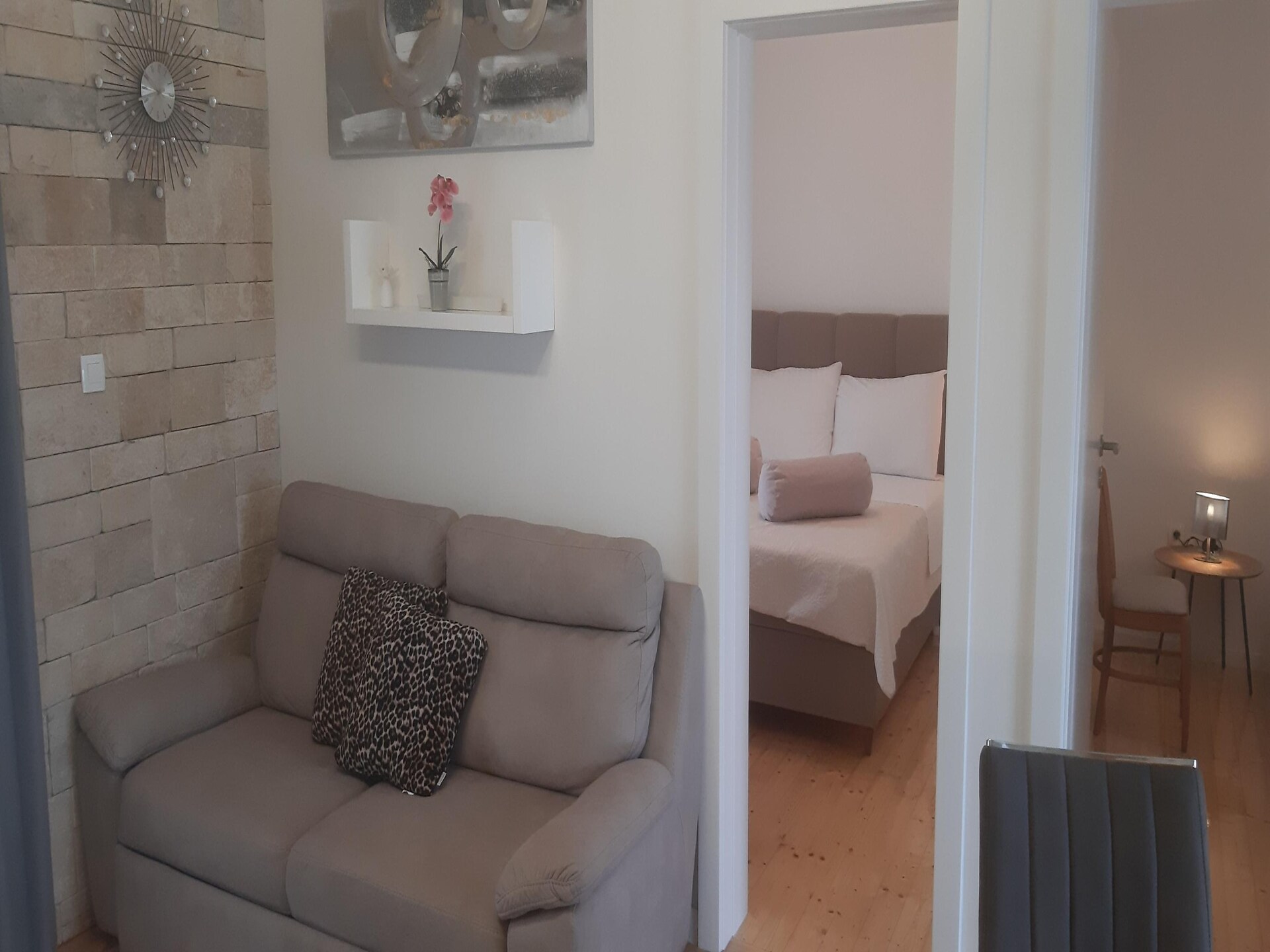 Licht appartement op vakantiepark, 150m van zee in Privlaka - foto 16