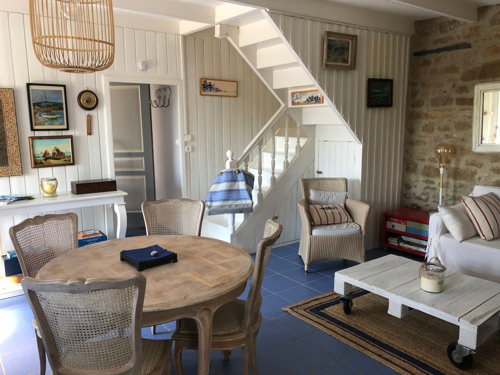 Bretons vakantiehuis aan de haven van Terenez, strand op 50 meter - foto 2