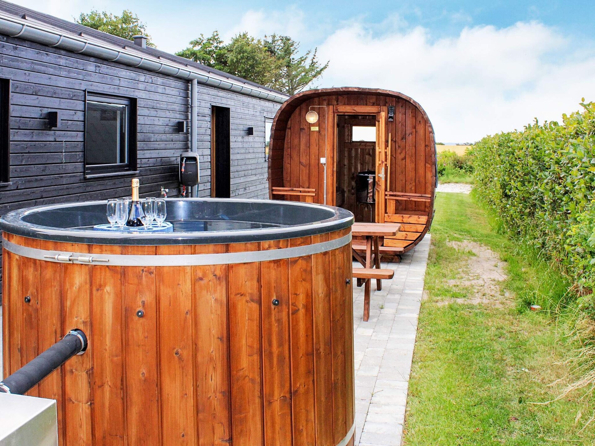Architectonisch vakantiehuis met fjordzicht, sauna en whirlpool bij Vinderup - foto 31