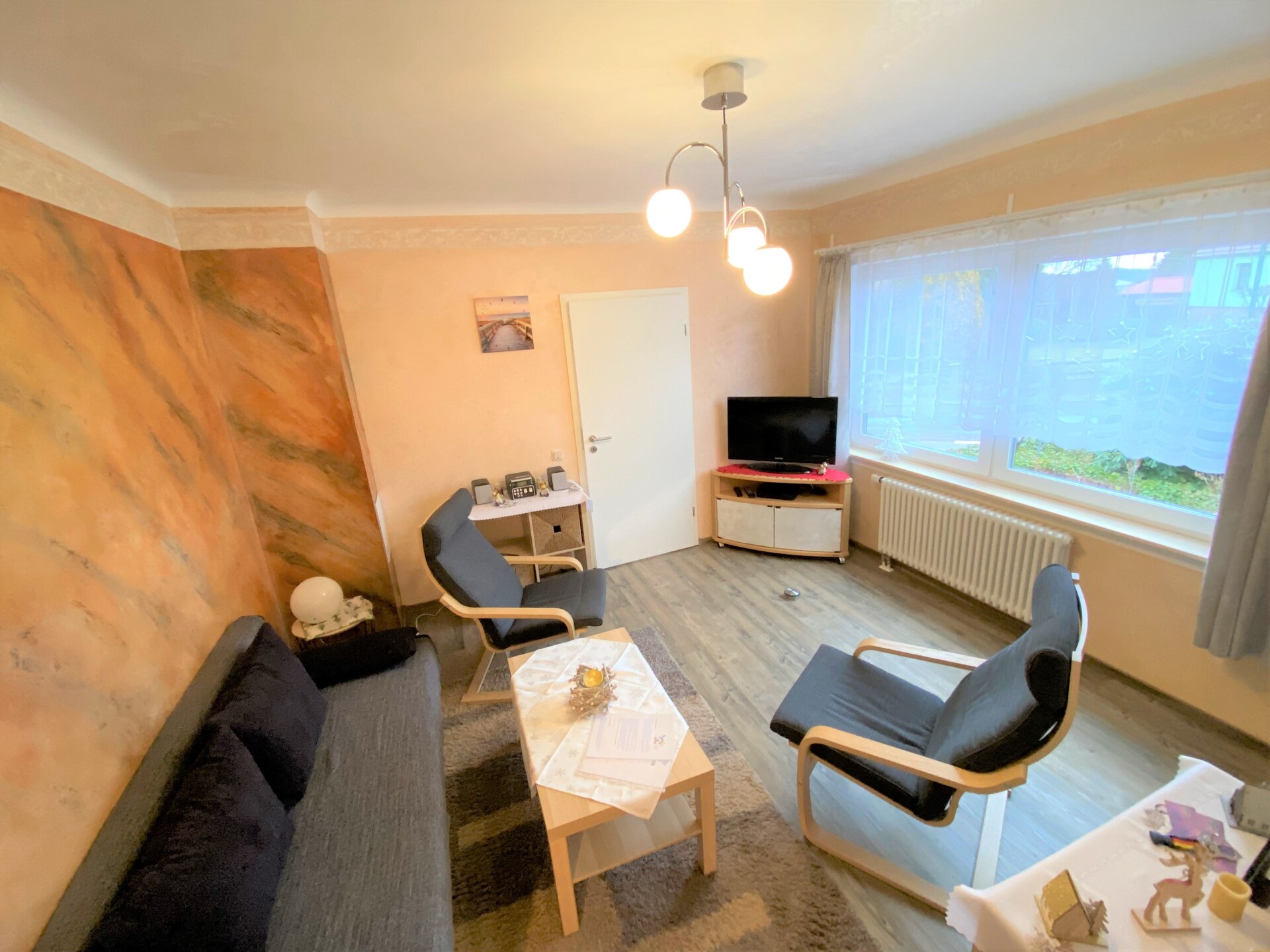 Knus appartement aan de bosrand bij Waltershausen, 4 personen - foto 10