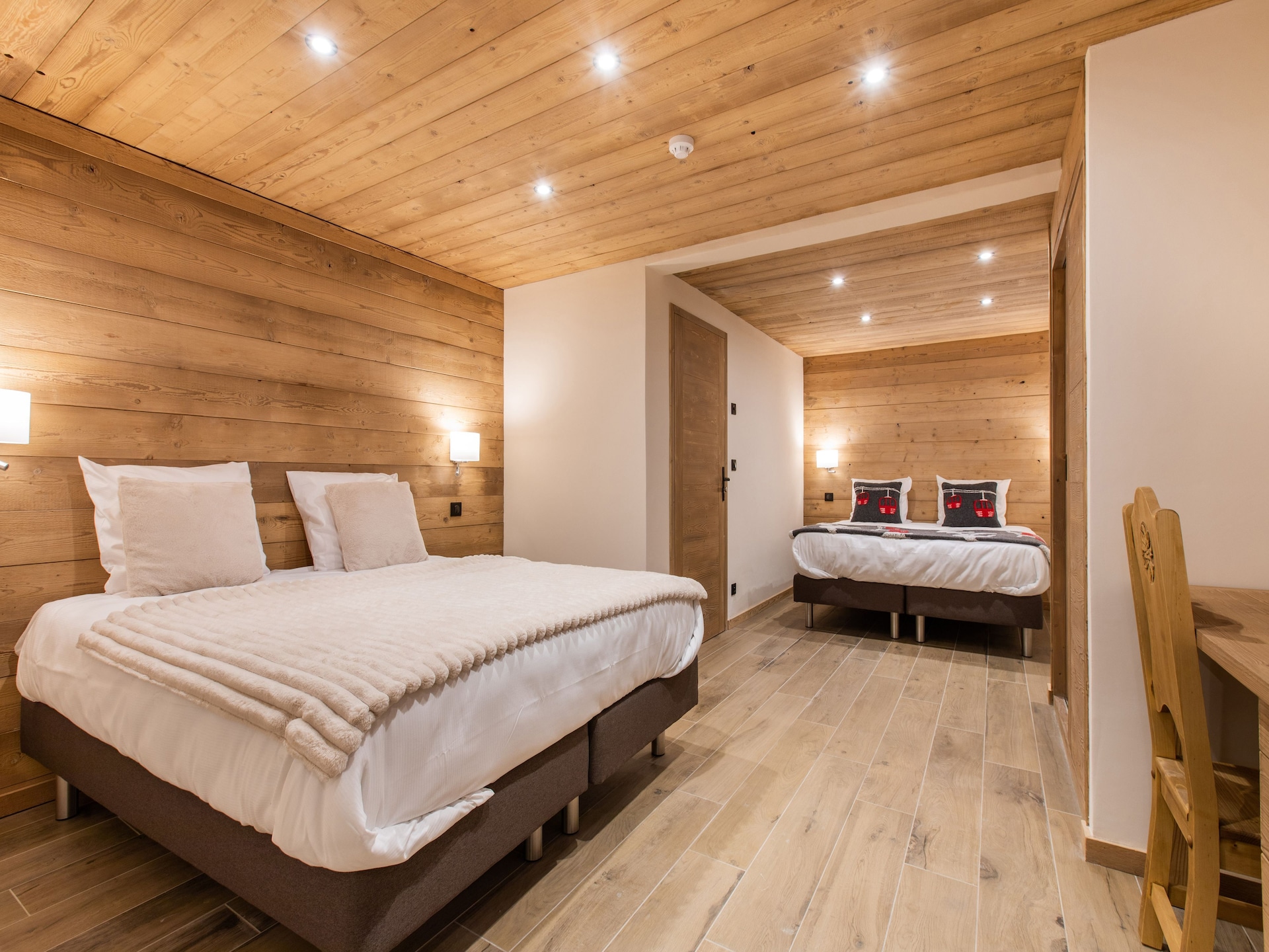 Chalet Le KB: Luxe voor 18 personen direct aan de piste in Champagny - foto 12