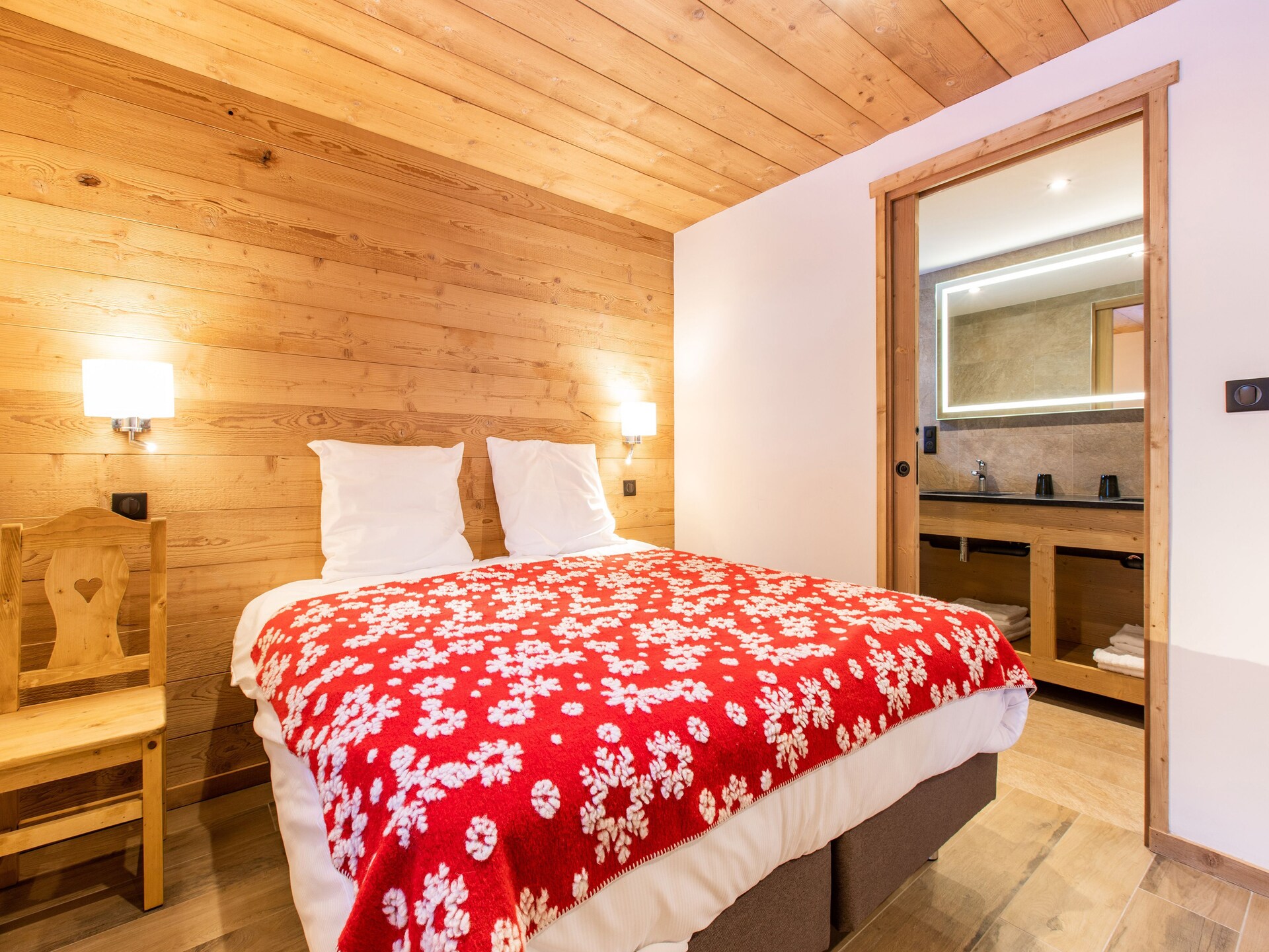 Chalet Le KB: Luxe voor 18 personen direct aan de piste in Champagny - foto 17