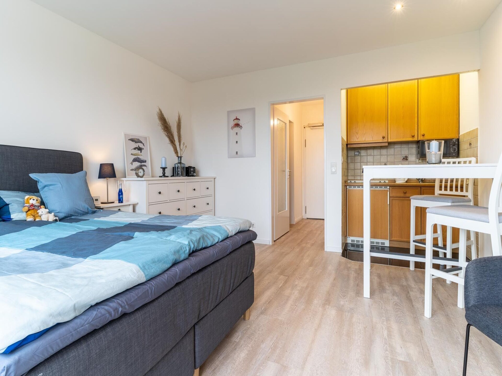 Golfappartement St. Peter-Ording: Uitzicht, WLAN & Strand op 2 km - foto 9
