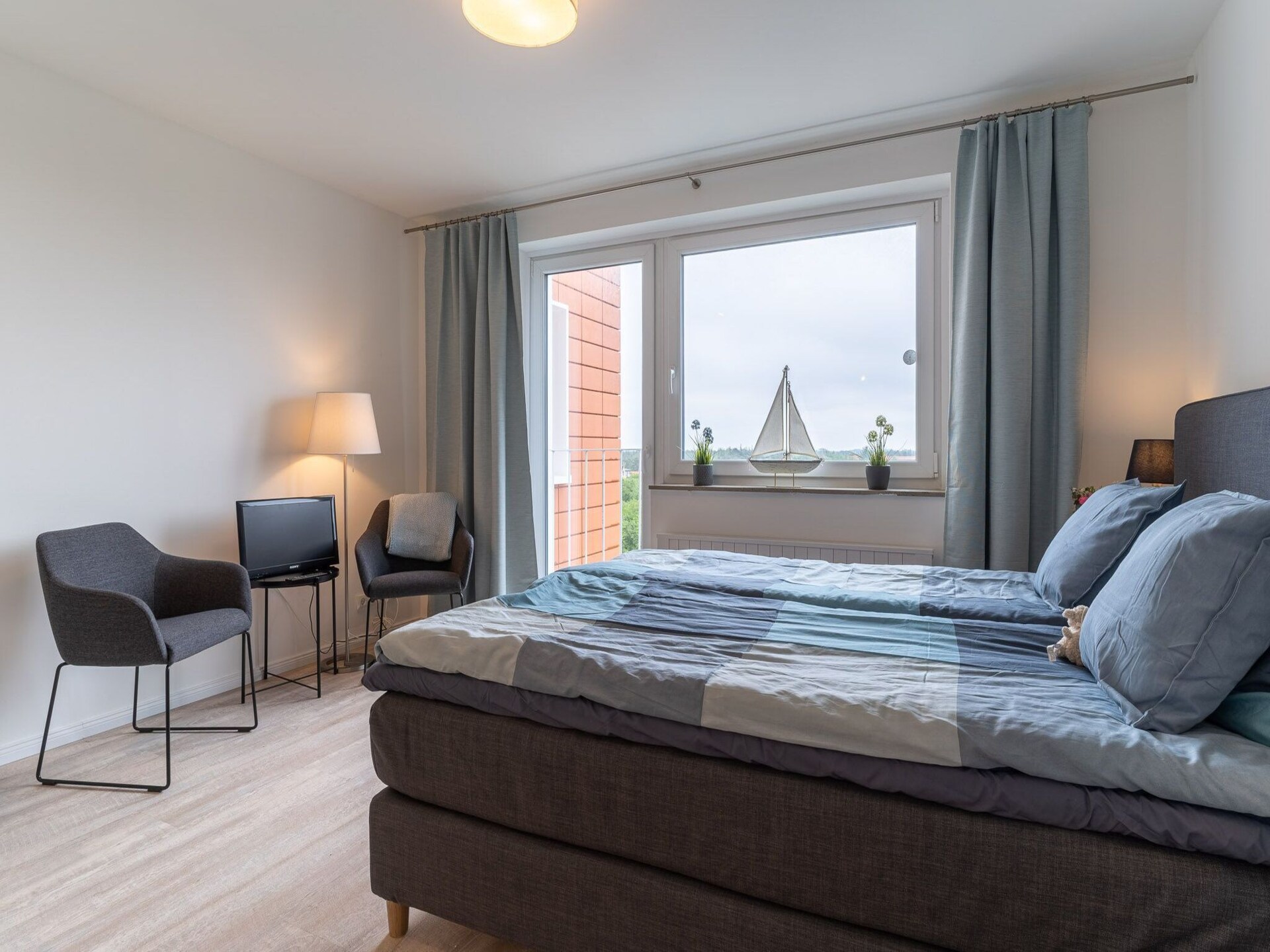 Golfappartement St. Peter-Ording: Uitzicht, WLAN & Strand op 2 km - foto 12
