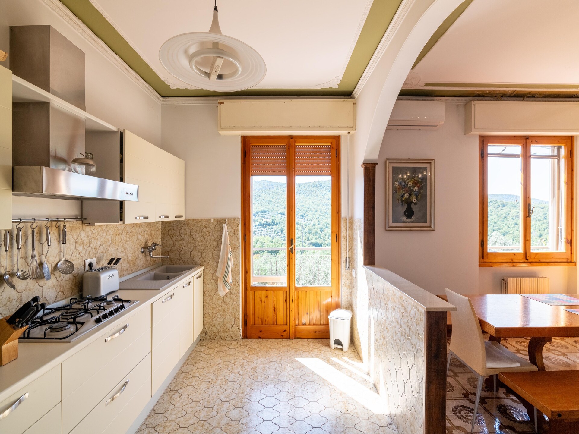 Licht vakantiehuis met panoramisch uitzicht bij Pergine Valdarno, 10 personen - foto 4