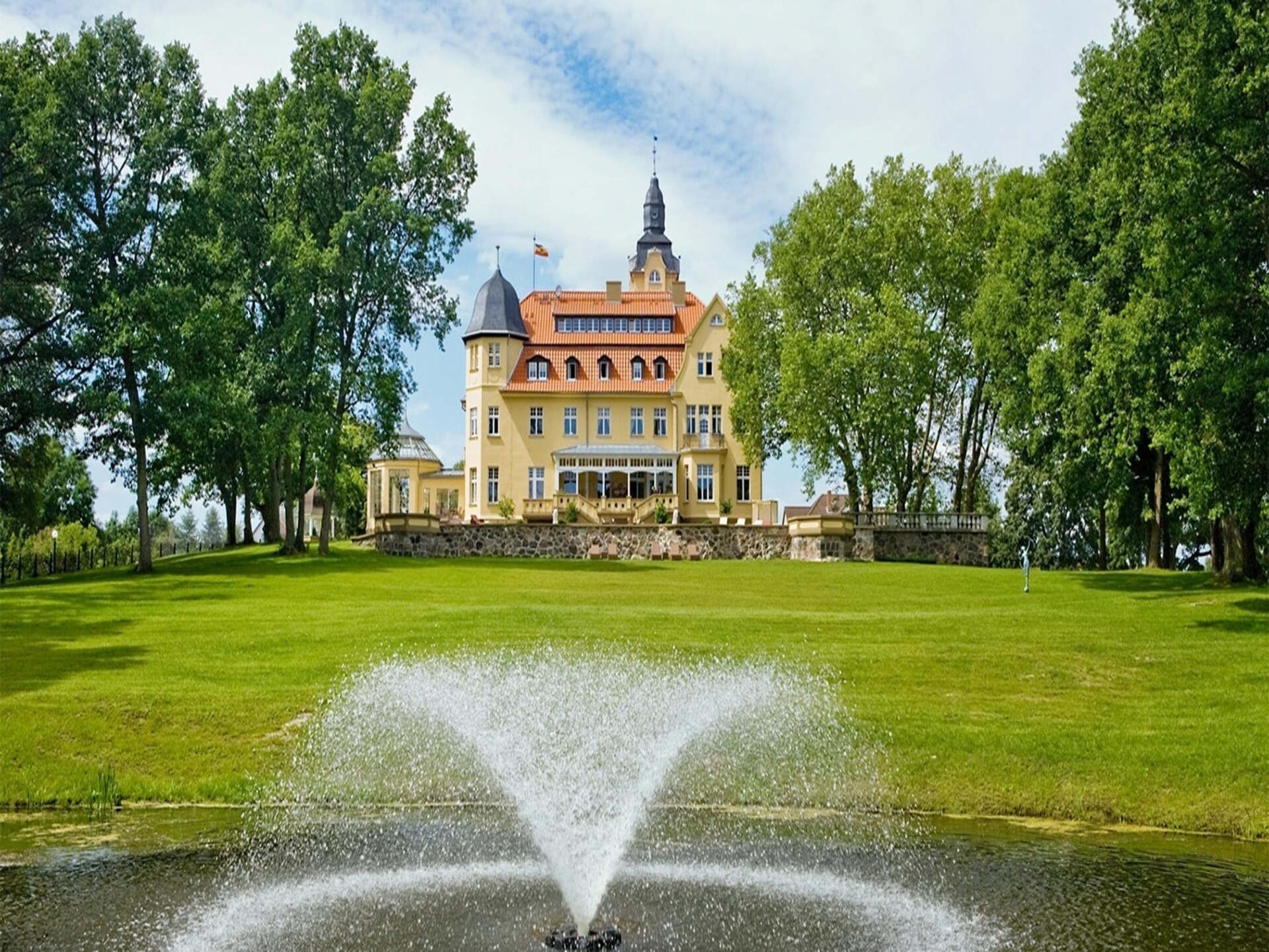 Vrijstaande chalet met privé sauna aan de golfbaan in Wendorf - foto 20