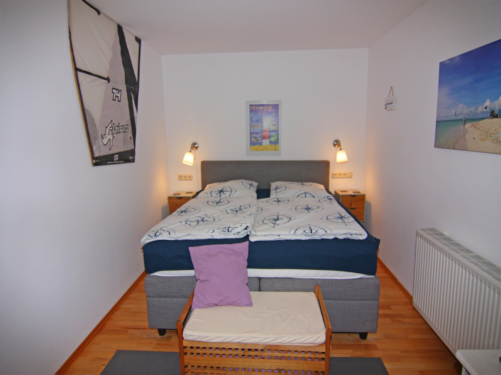 Licht appartement met Frans balkon in Orth, 5 km van strand - foto 17