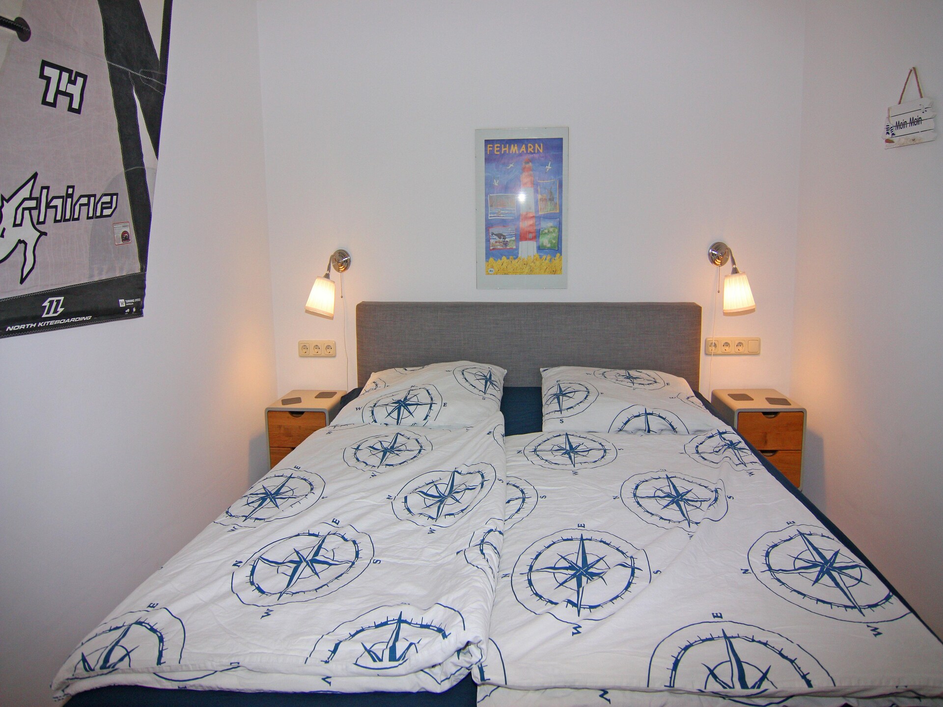 Licht appartement met Frans balkon in Orth, 5 km van strand - foto 16