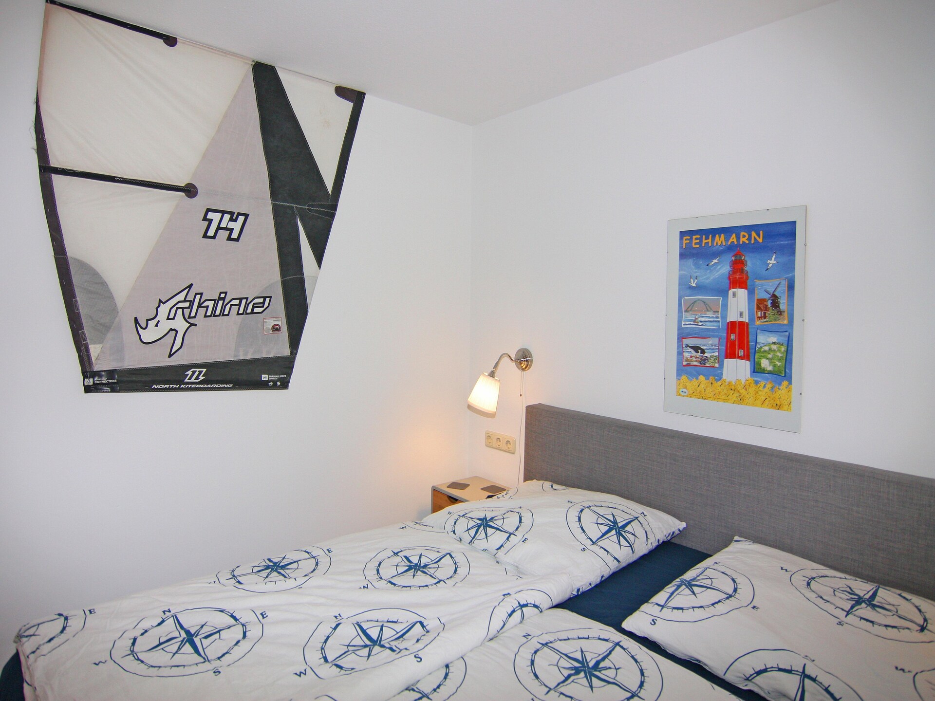 Licht appartement met Frans balkon in Orth, 5 km van strand - foto 19