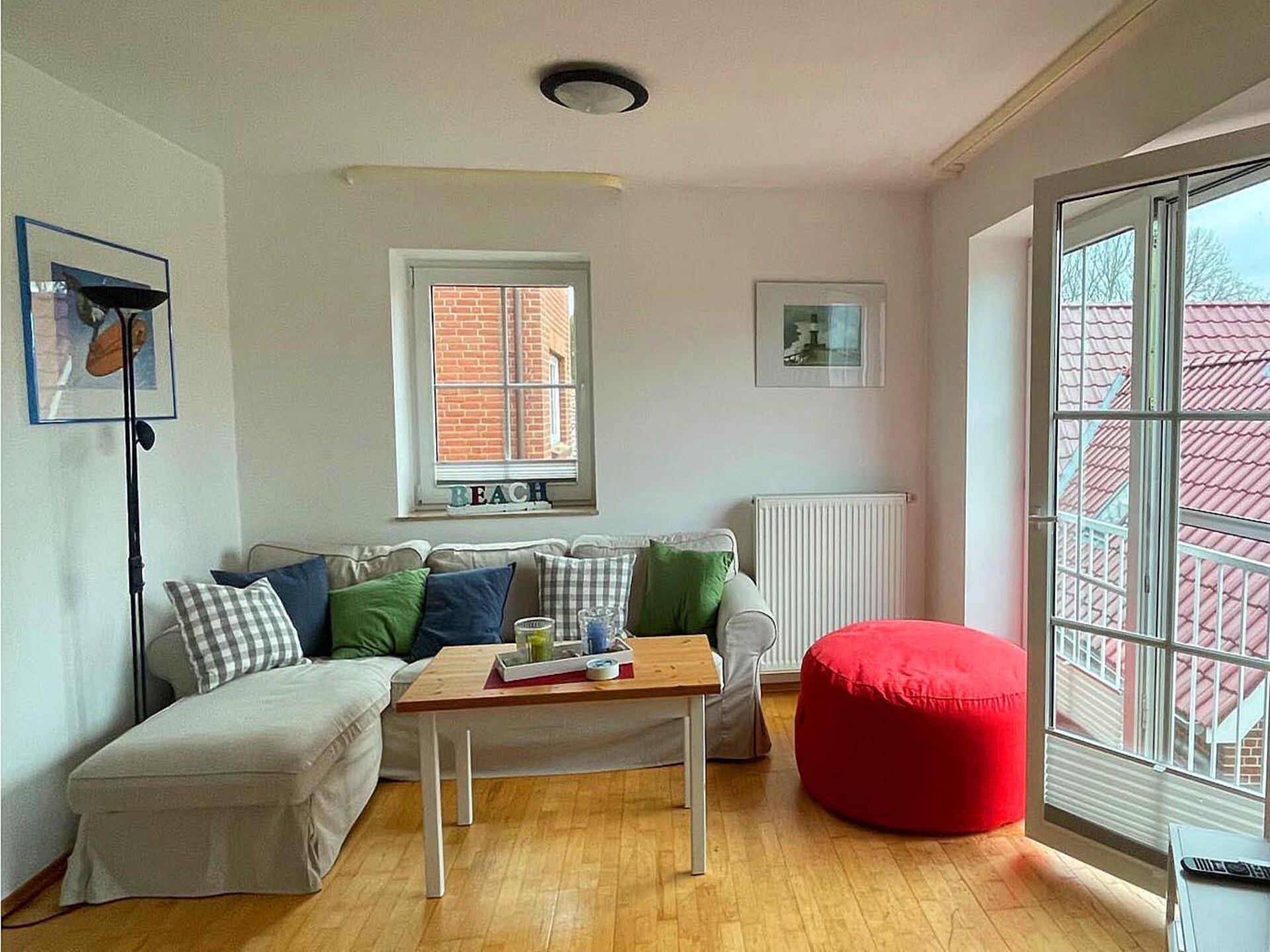 Licht appartement met Frans balkon in Orth, 5 km van strand - foto 6
