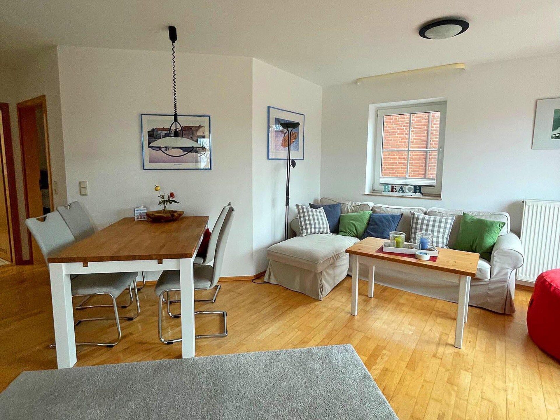 Licht appartement met Frans balkon in Orth, 5 km van strand - foto 7