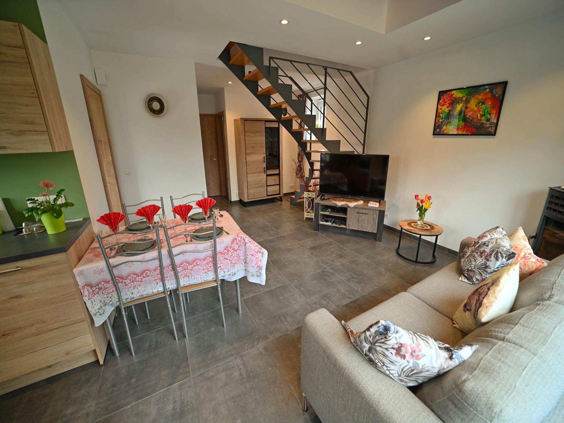 4-persoons vakantiehuis met mezzanine aan de Ourthe in Monville - foto 19