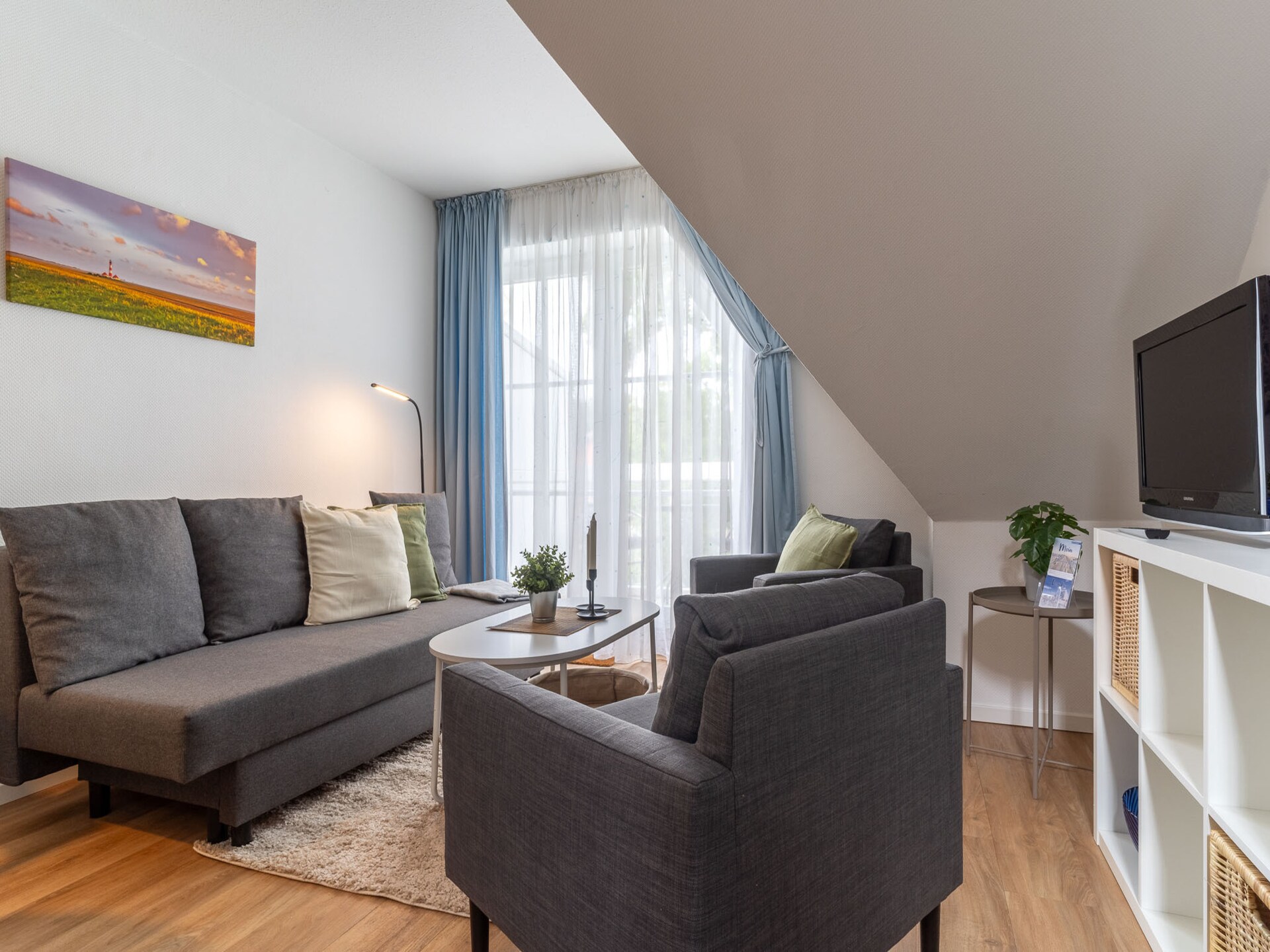 Licht appartement Düne Söben nabij strand en meer in St. Peter-Ording - foto 8