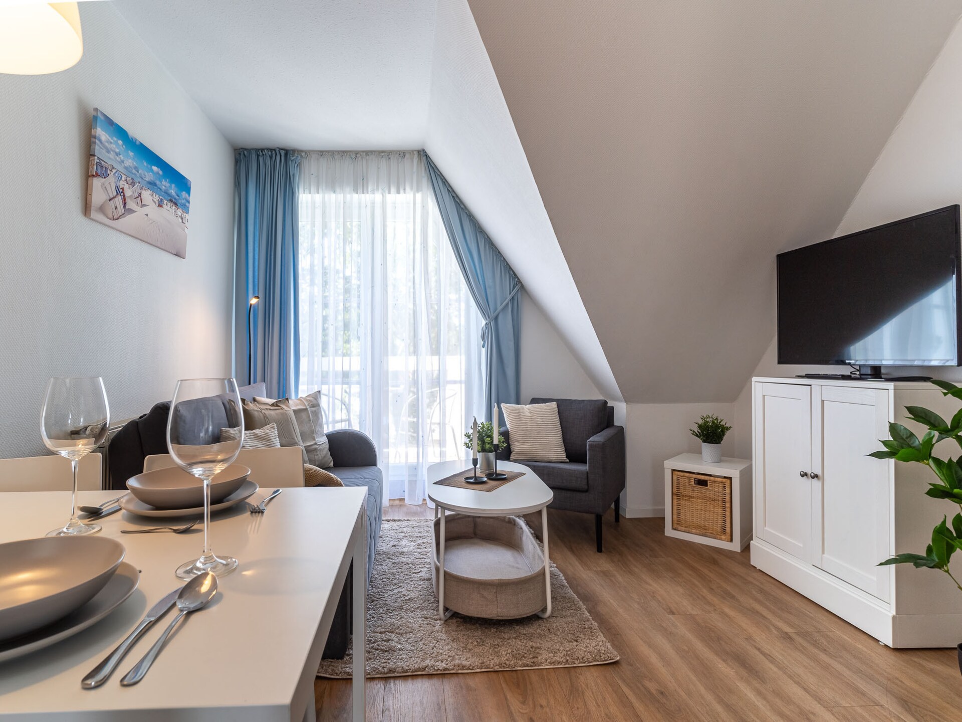 Licht appartement in Ording, 1 km van het 12 km lange strand - foto 10
