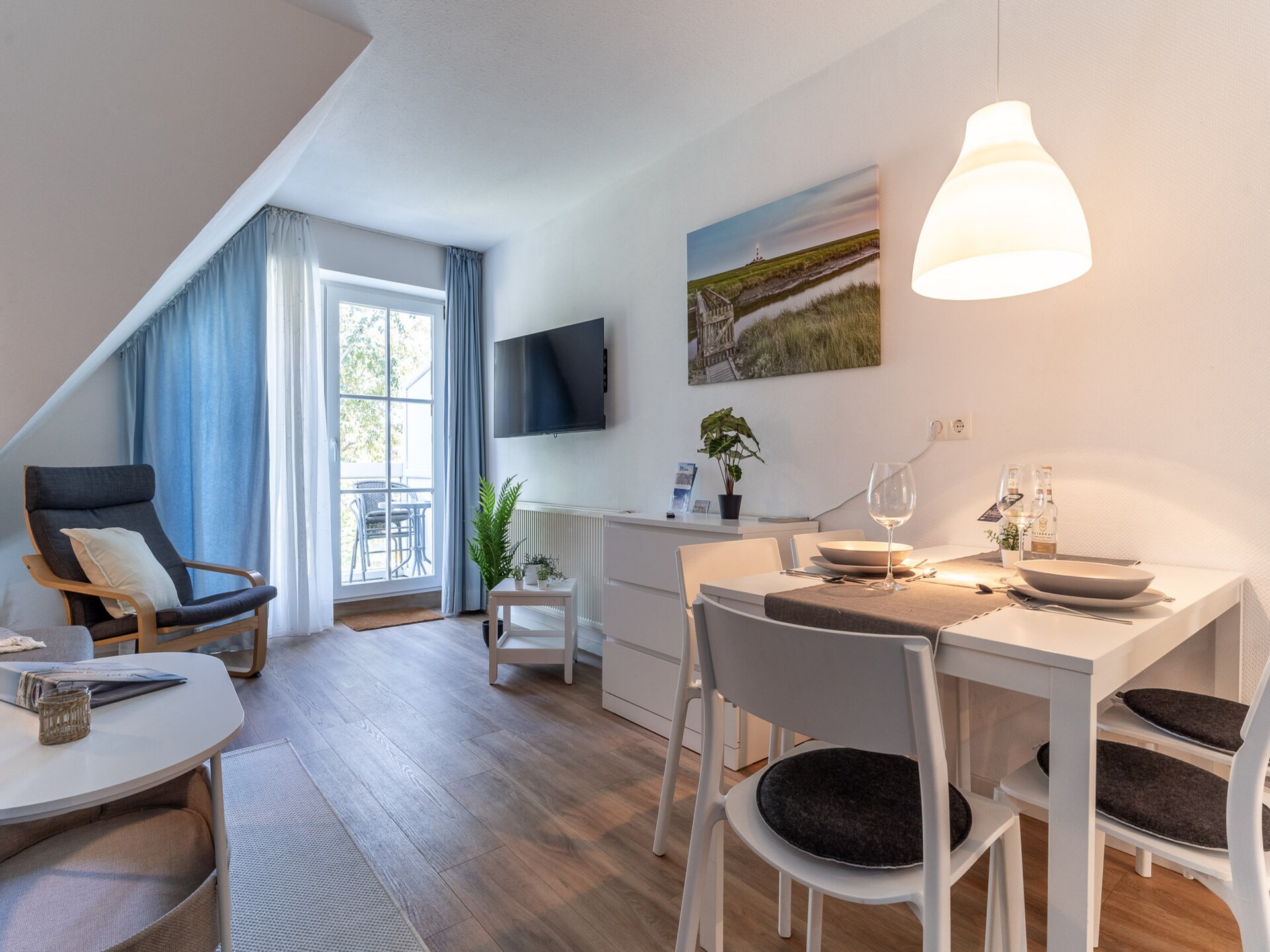 Licht appartement vlakbij strand en meer in St. Peter-Ording - foto 9