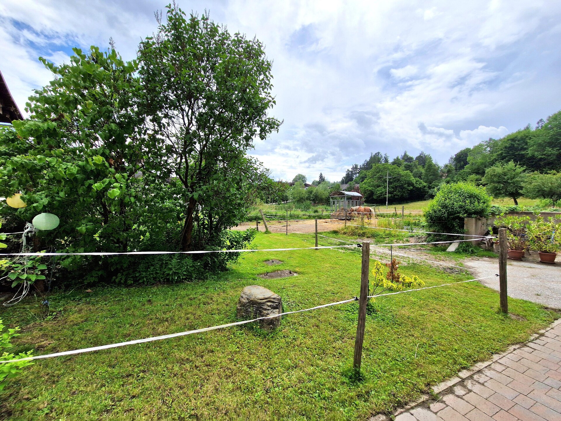Rustiek appartement in Köttmannsdorf met bergzicht en gedeeld terras - foto 29
