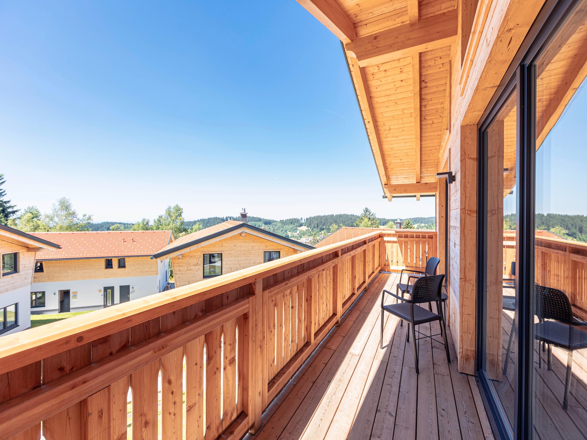 Modern chalet met privé-jacuzzi en sauna aan de golfbaan in St. Englmar - foto 31