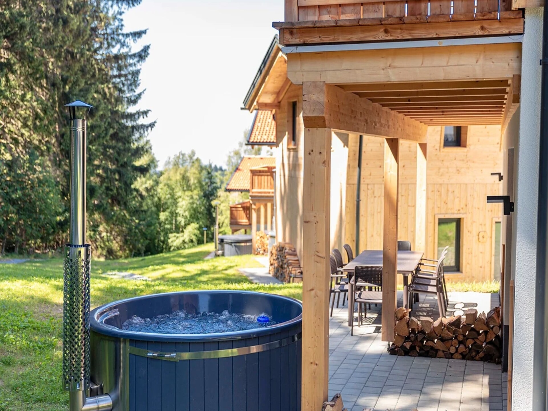 Modern chalet met privé-jacuzzi en sauna aan de golfbaan in St. Englmar - foto 27