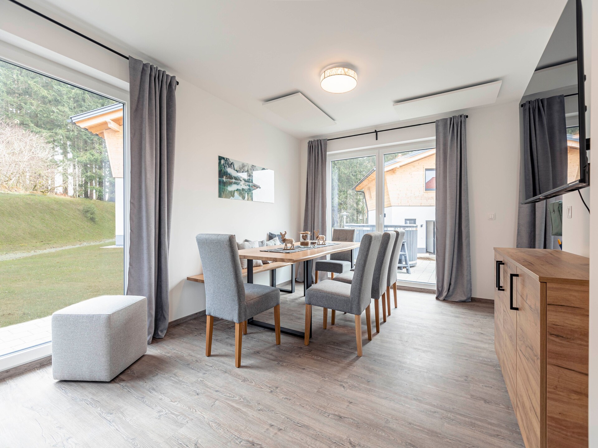 Ruim chalet voor 8 met privésauna en jacuzzi aan de golfbaan in St. Englmar - foto 19