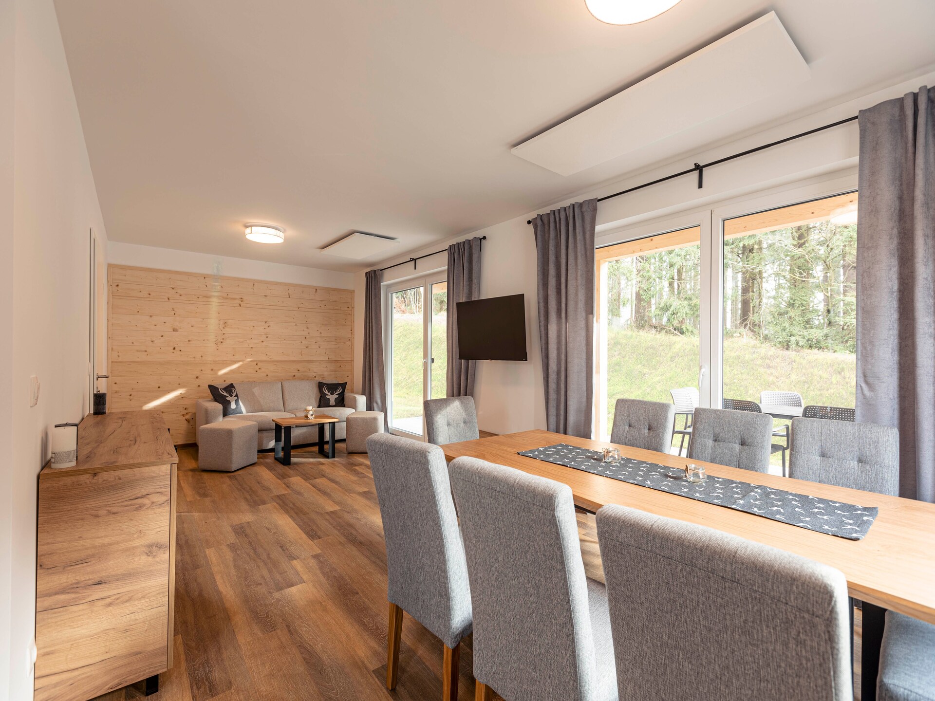 Ruim chalet voor 8 met privésauna en jacuzzi aan de golfbaan in St. Englmar - foto 14