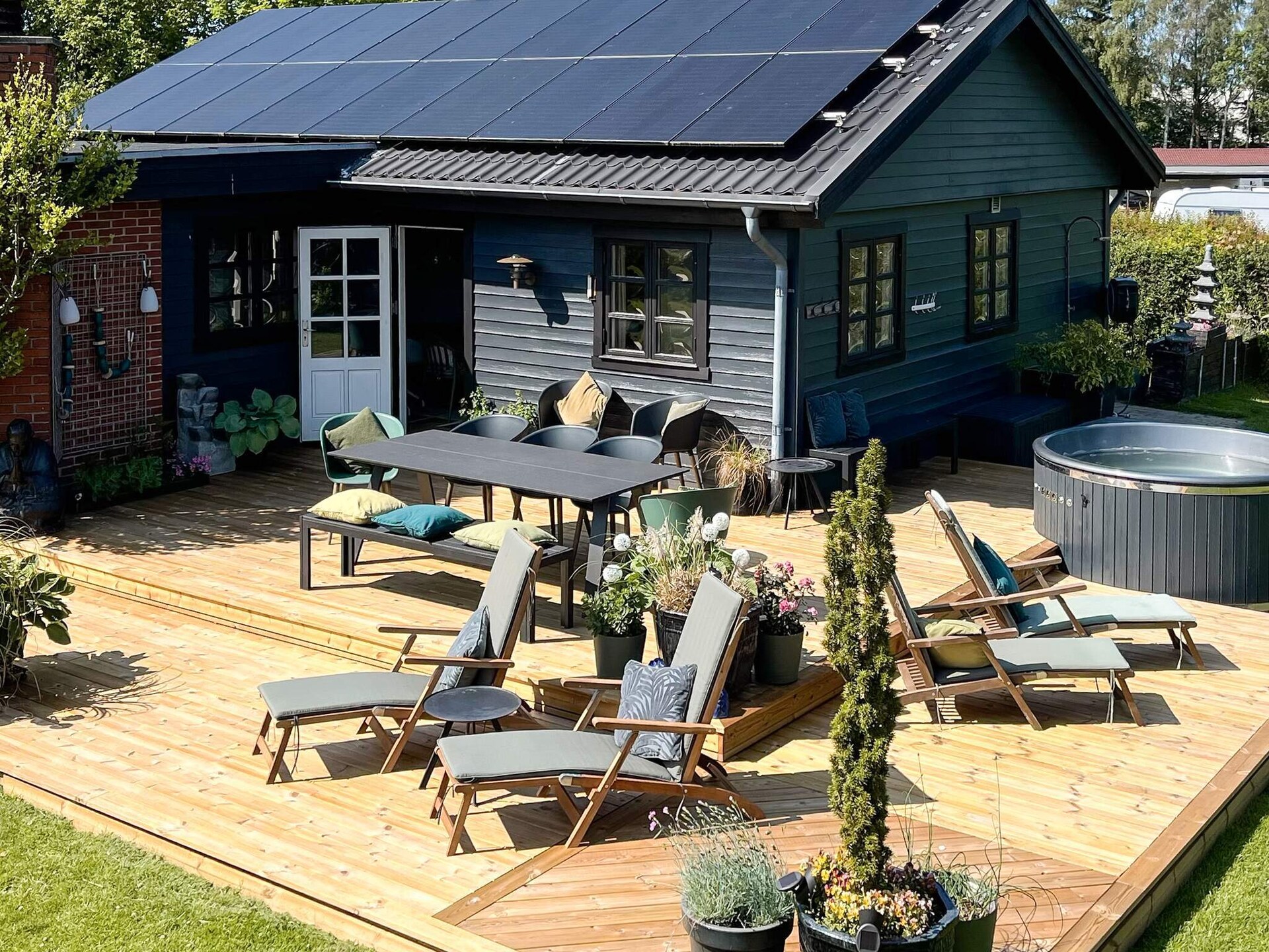 Vrijstaand vakantiehuis bij Gilleleje met houtgestookte badton voor 8 personen - foto 2